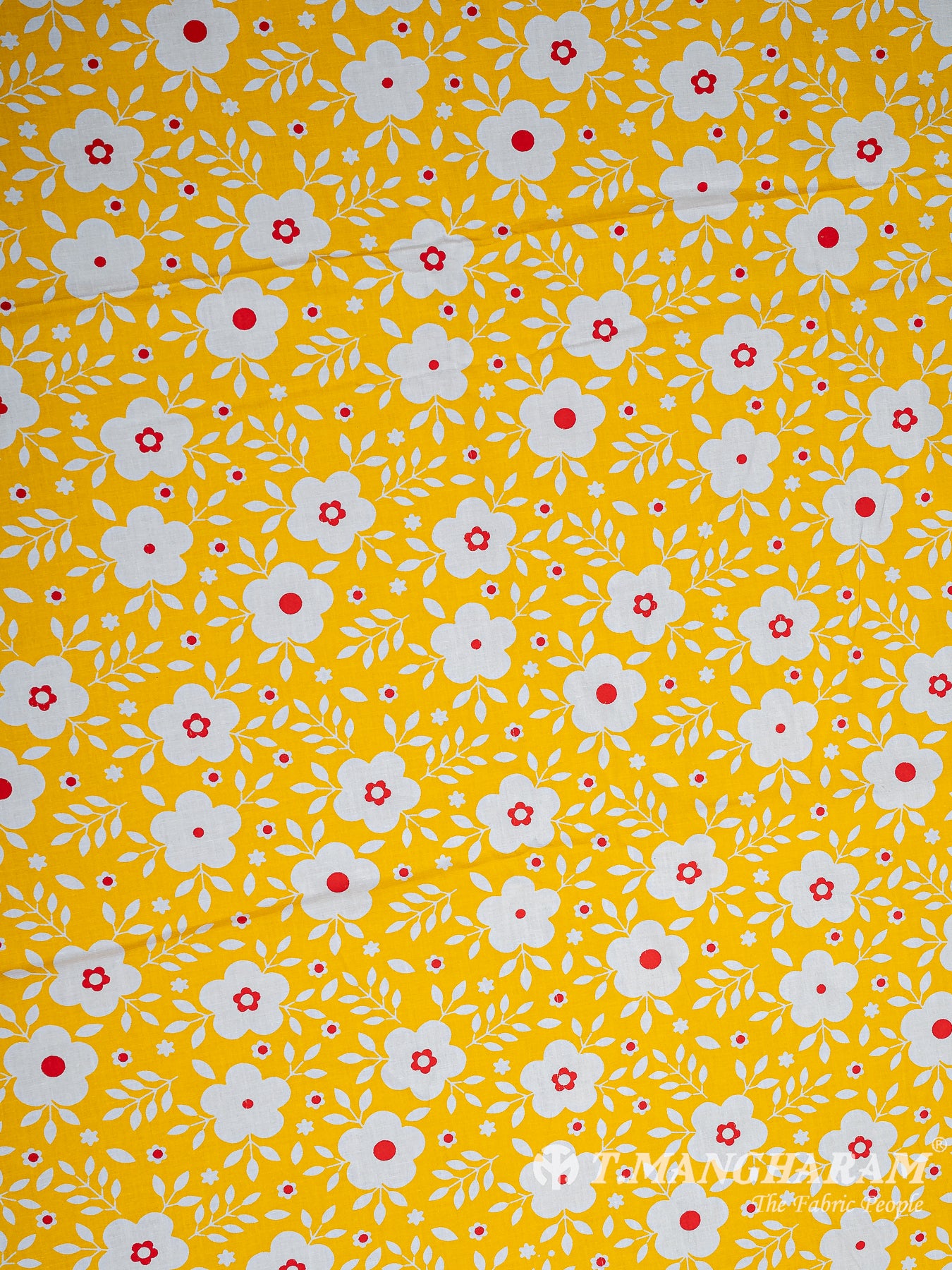 Yellow Cotton Fabric - EA2637 view-3