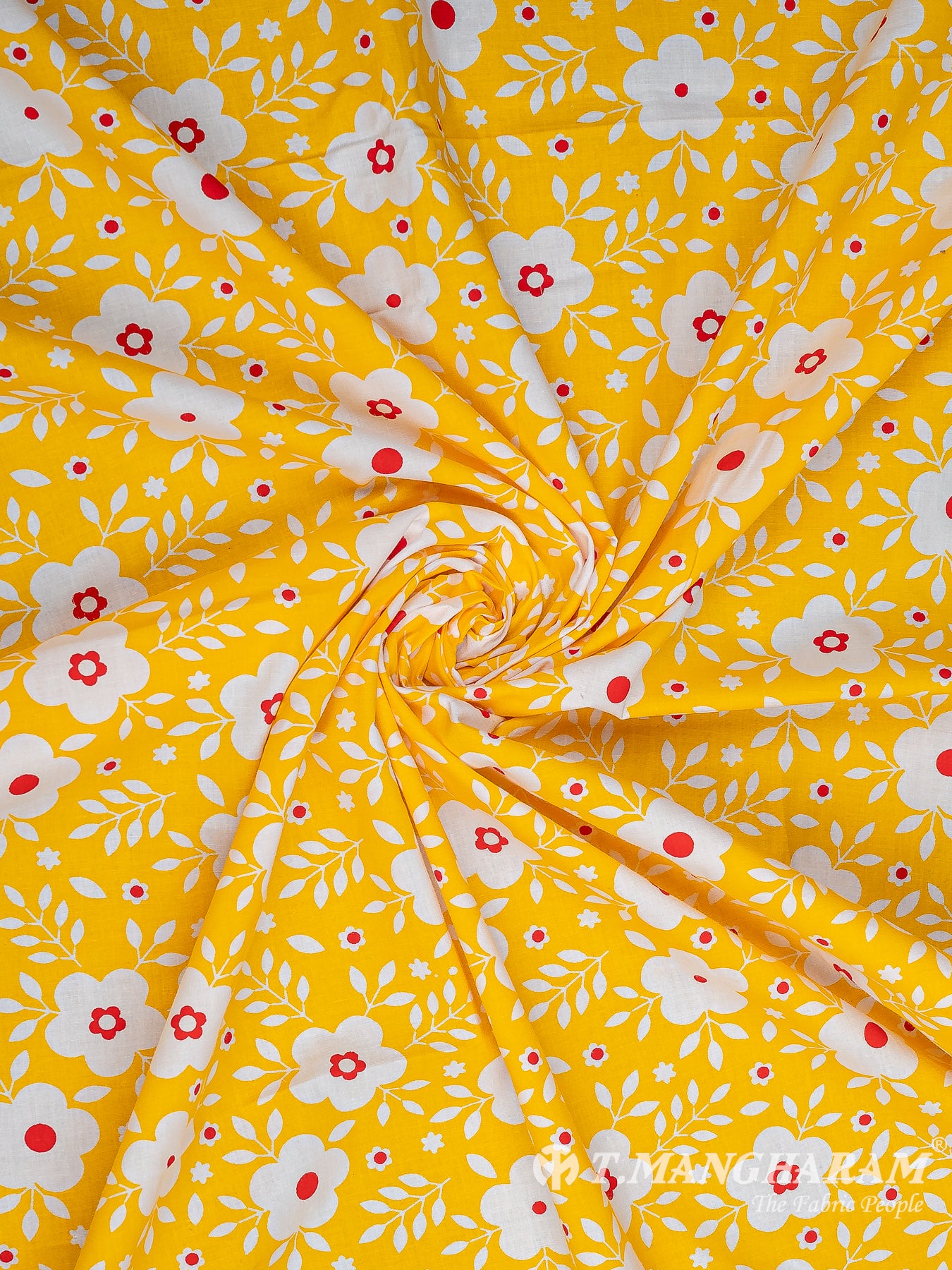 Yellow Cotton Fabric - EA2637 view-1