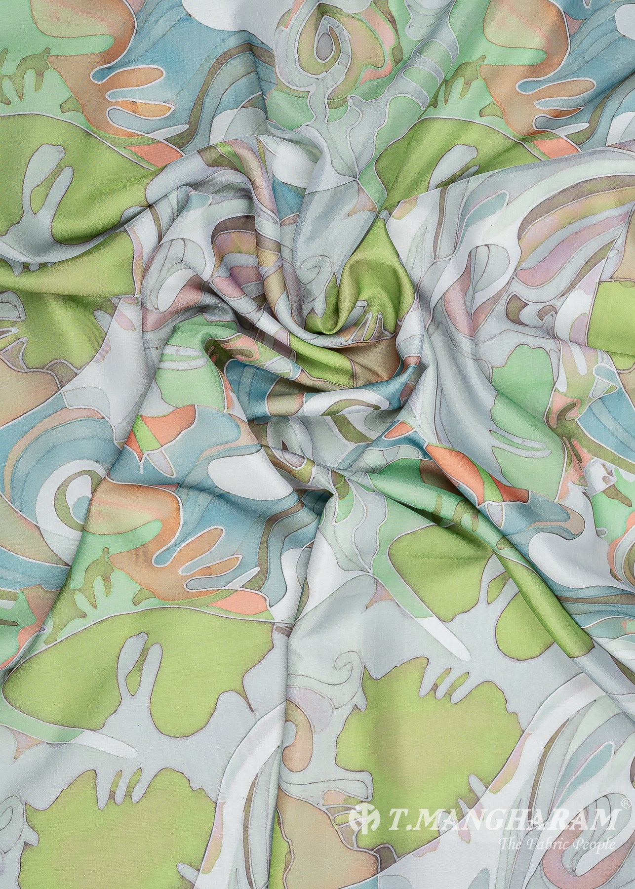 Multicolor Organza Fabric - EC8798 view-4