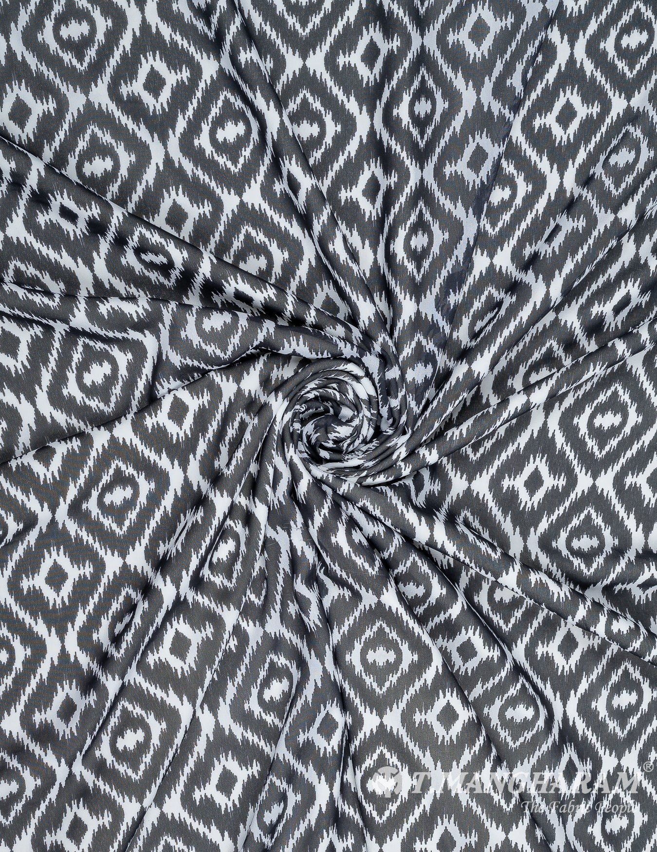 White Georgette Fabric - EB7222 view-1