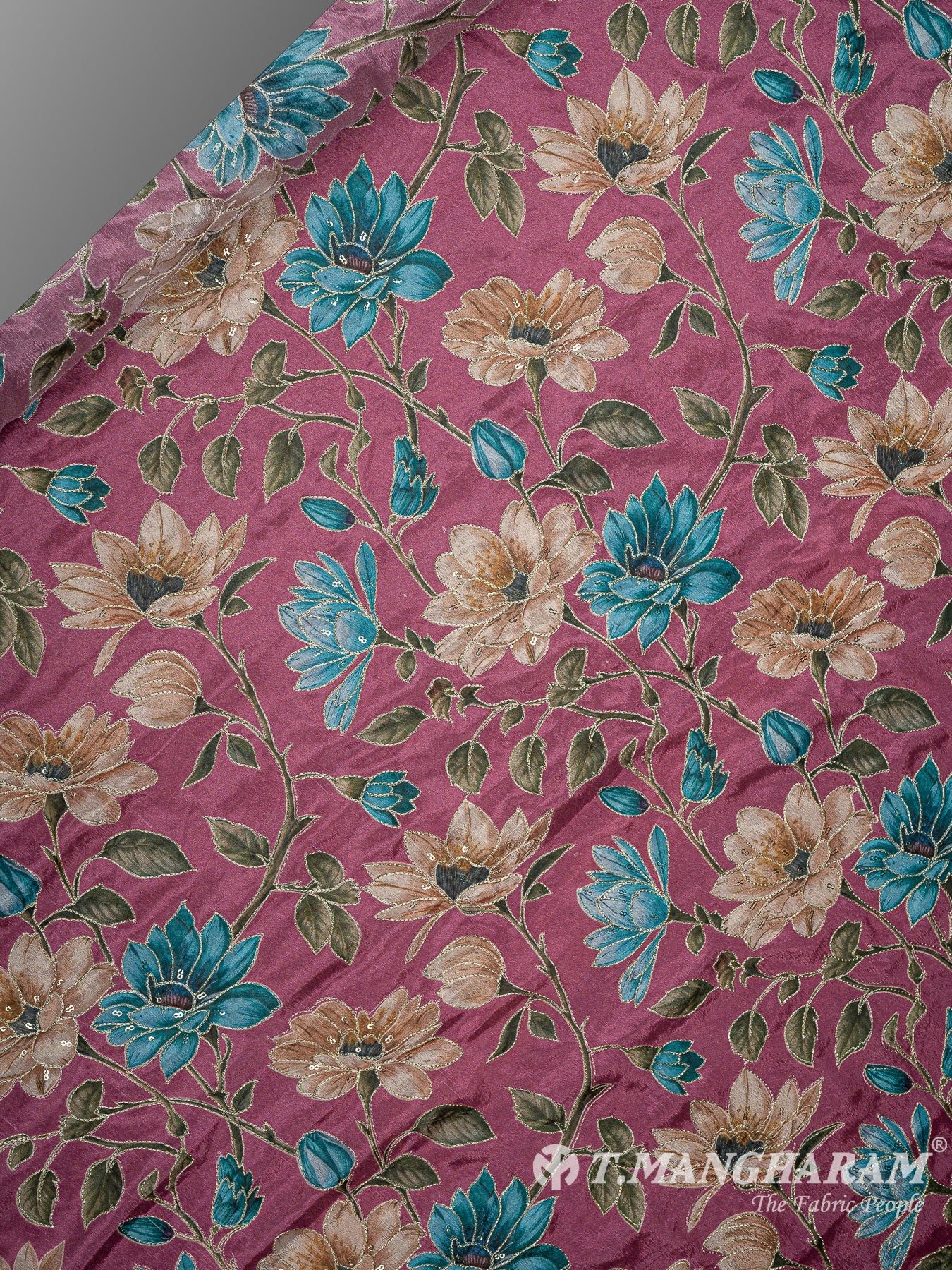Pink Chinnon Silk Fabric - EC8729 view-2