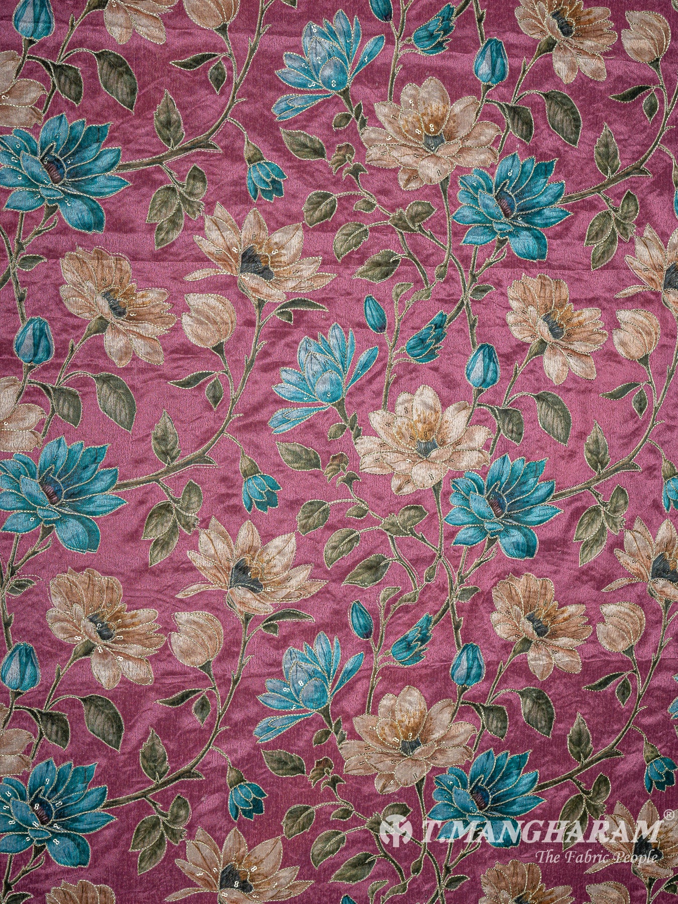 Pink Chinnon Silk Fabric - EC8729 view-3