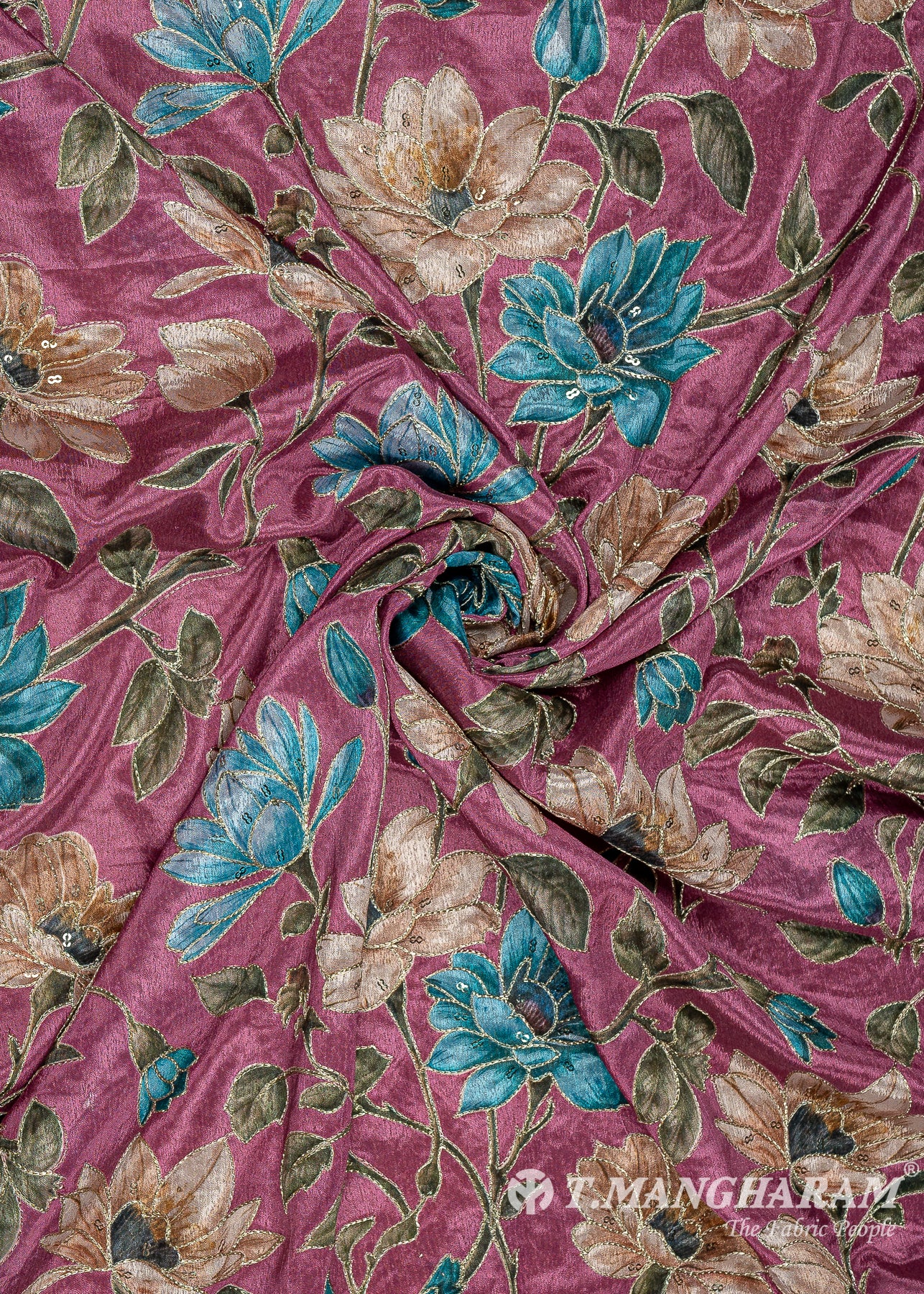 Pink Chinnon Silk Fabric - EC8729 view-1