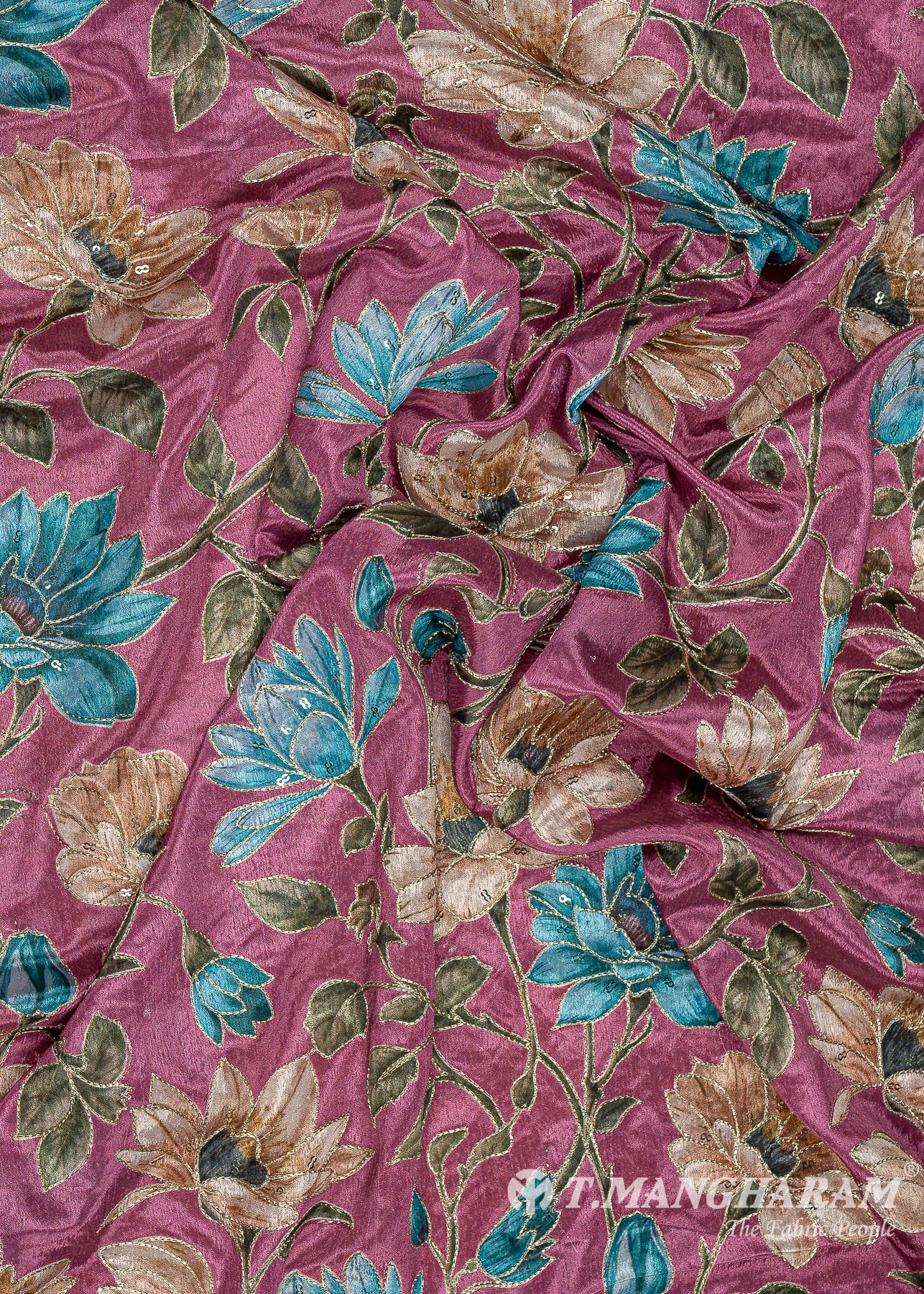 Pink Chinnon Silk Fabric - EC8729 view-4