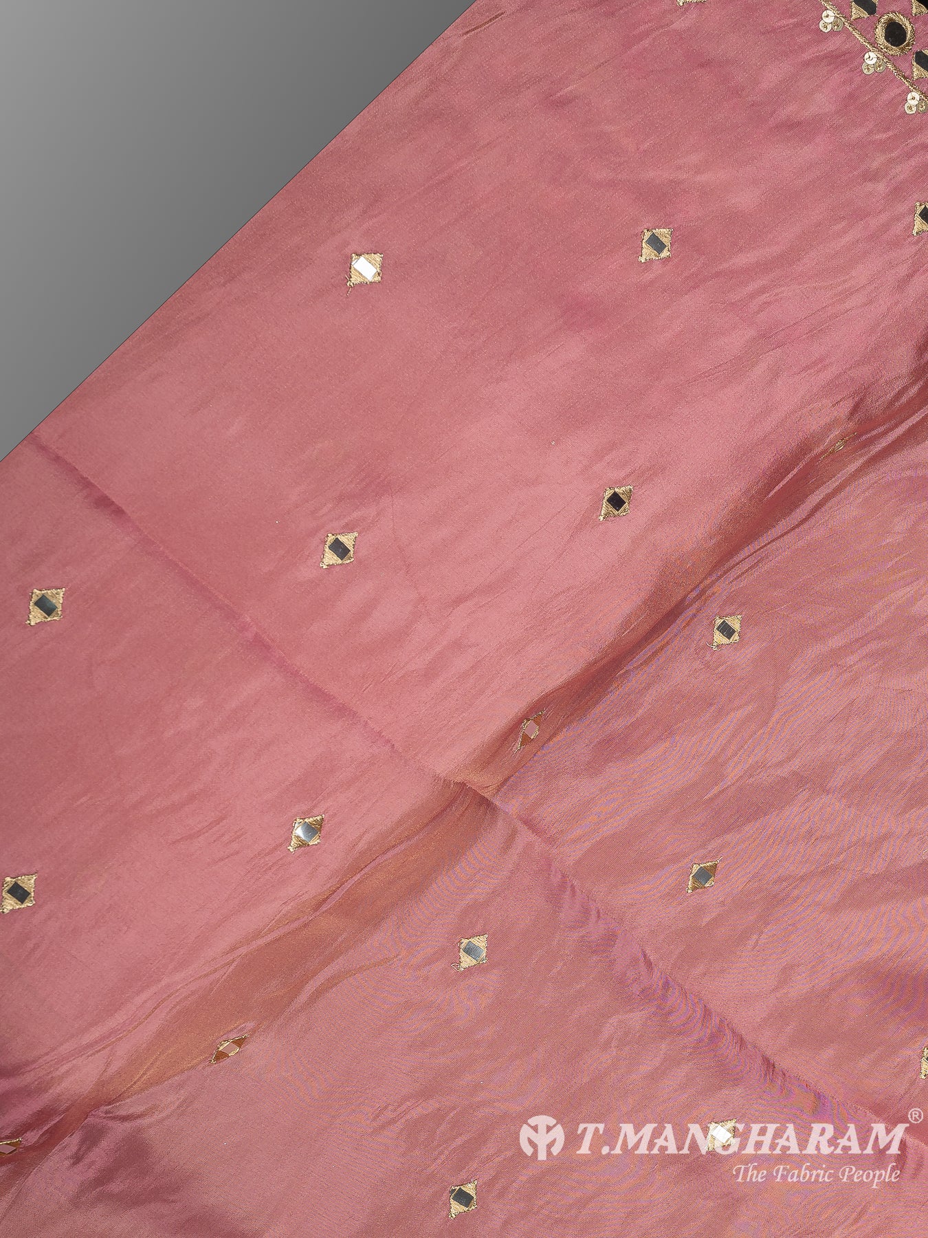 Pink Chinnon Silk Fabric - EB6600 view-2