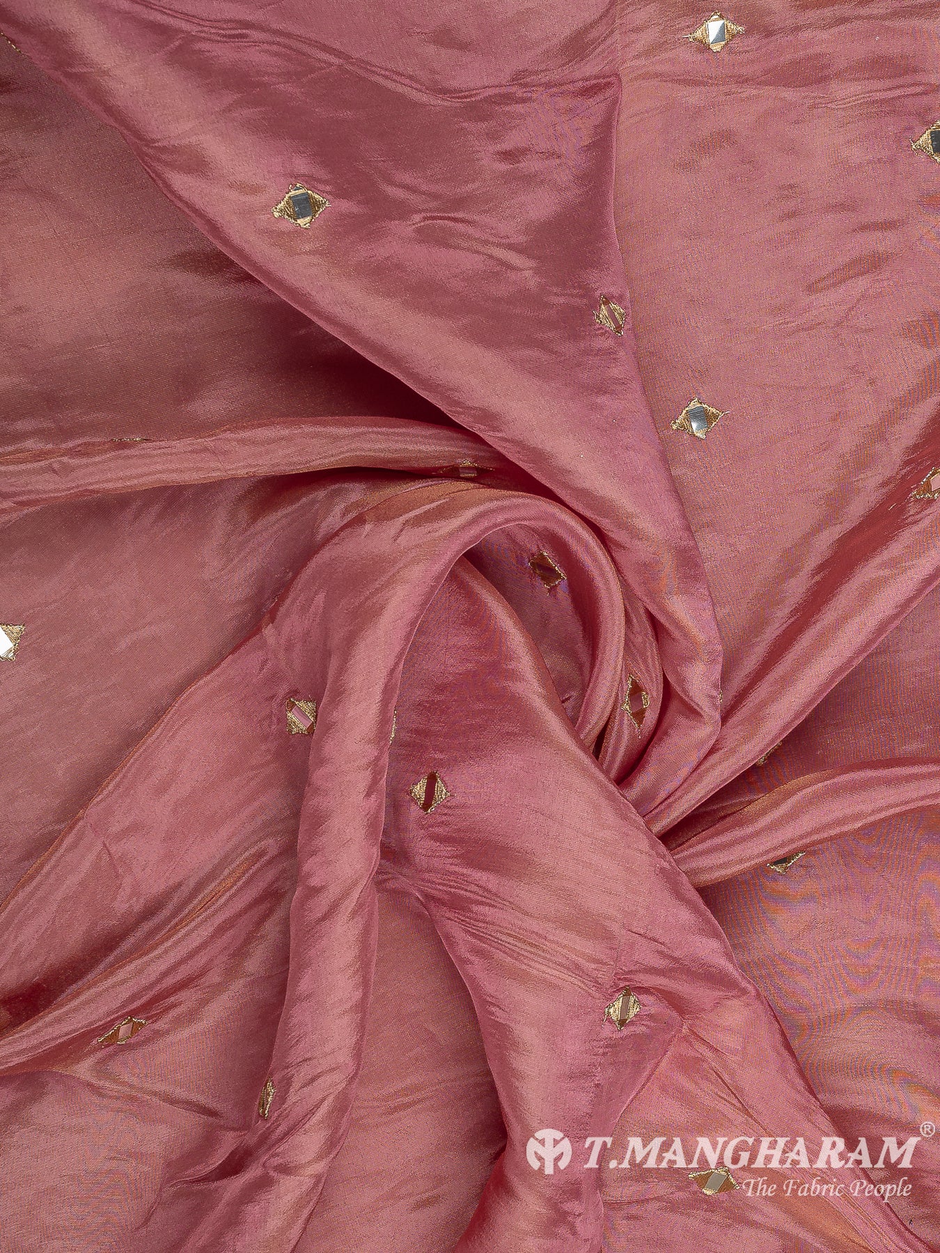 Pink Chinnon Silk Fabric - EB6600 view-1