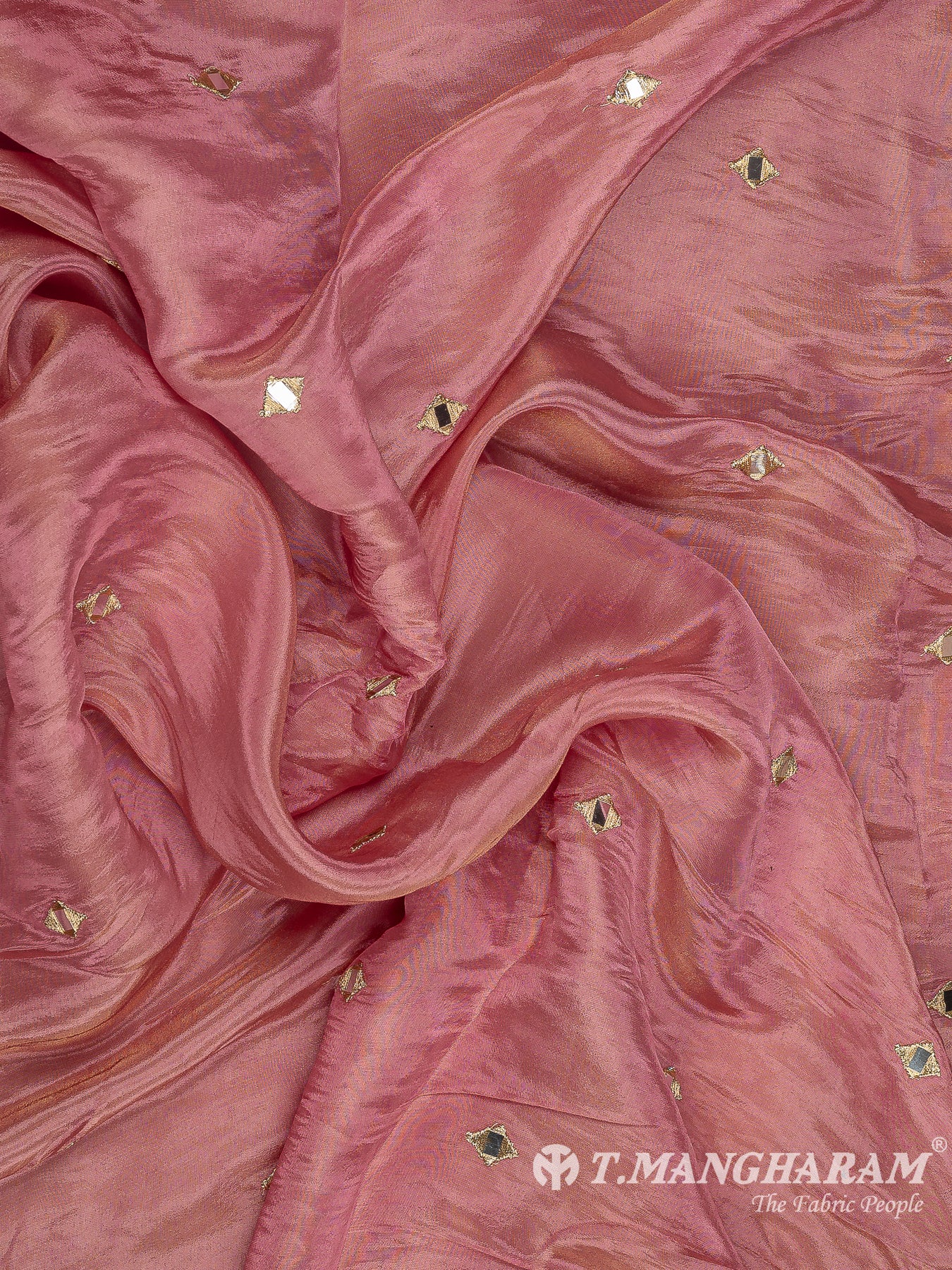 Pink Chinnon Silk Fabric - EB6600 view-4