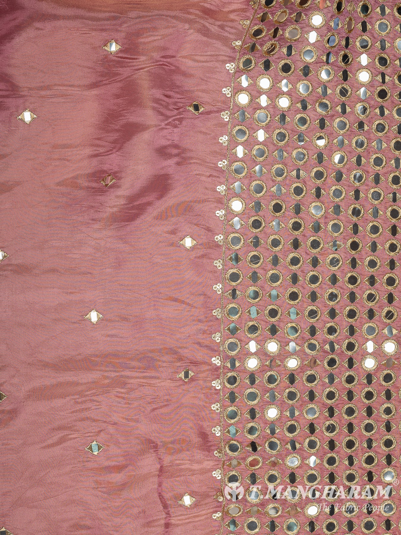 Pink Chinnon Silk Fabric - EB6600 view-5