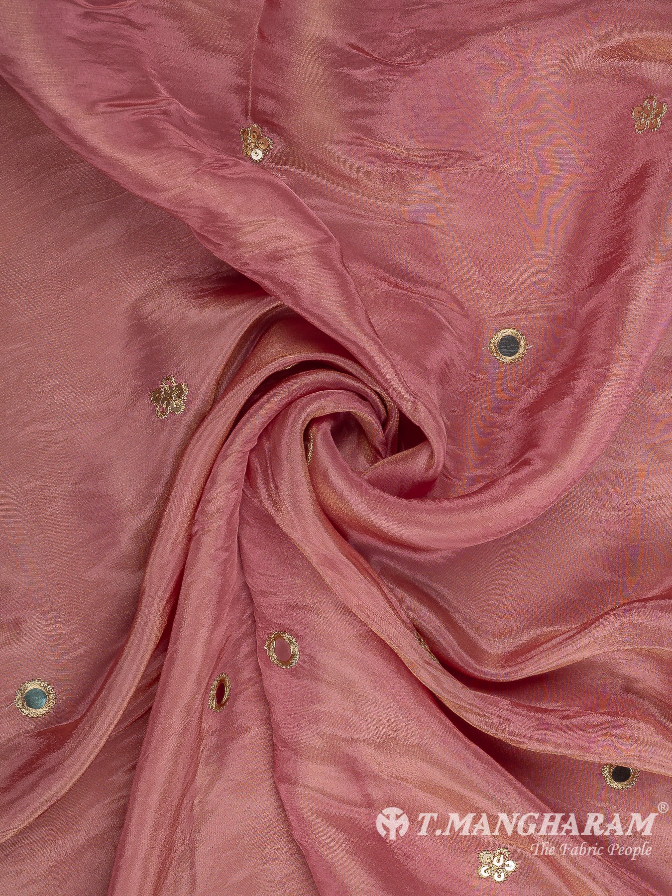 Pink Chinnon Silk Fabric - EB6605 view-1