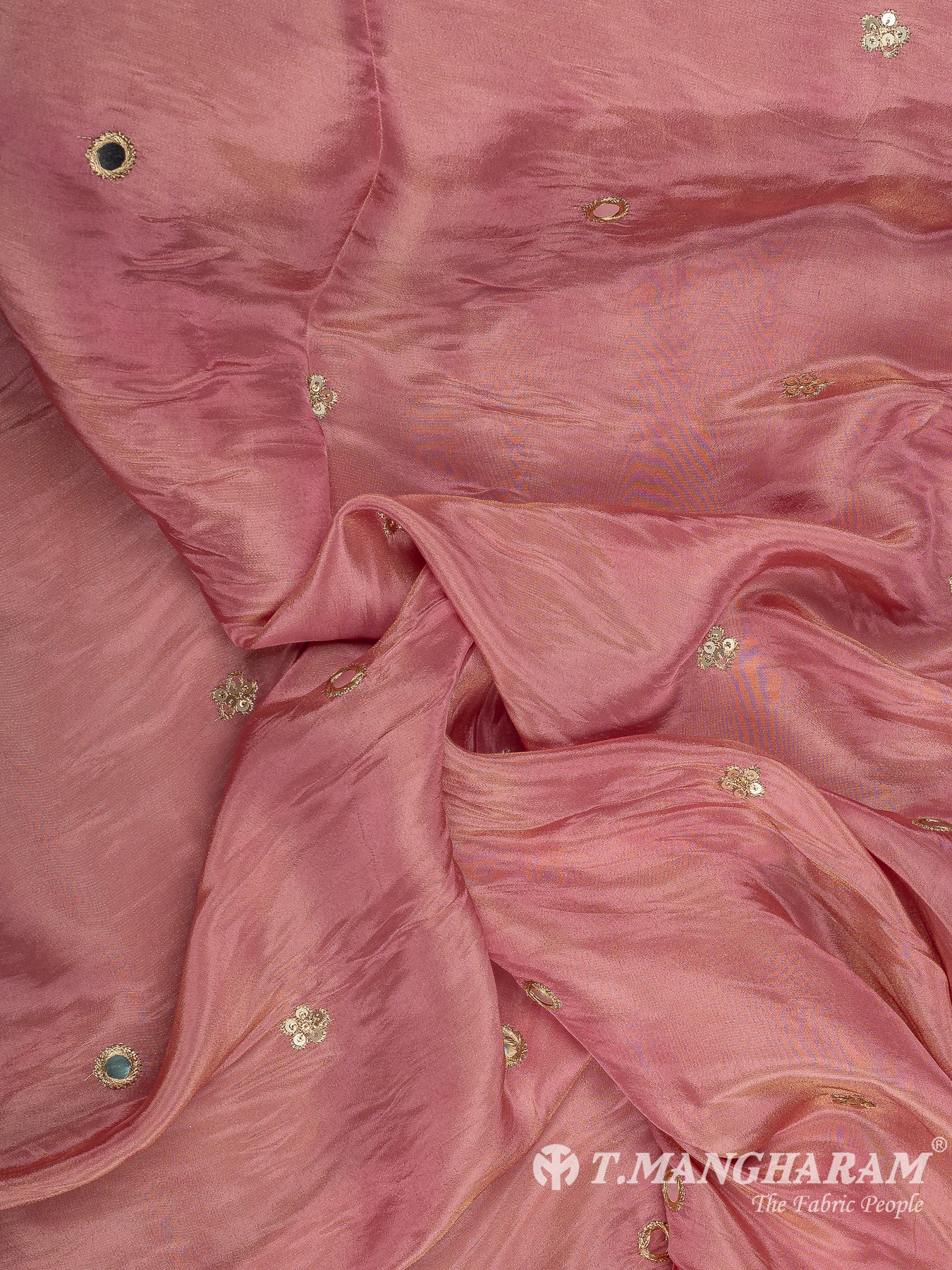 Pink Chinnon Silk Fabric - EB6605 view-3