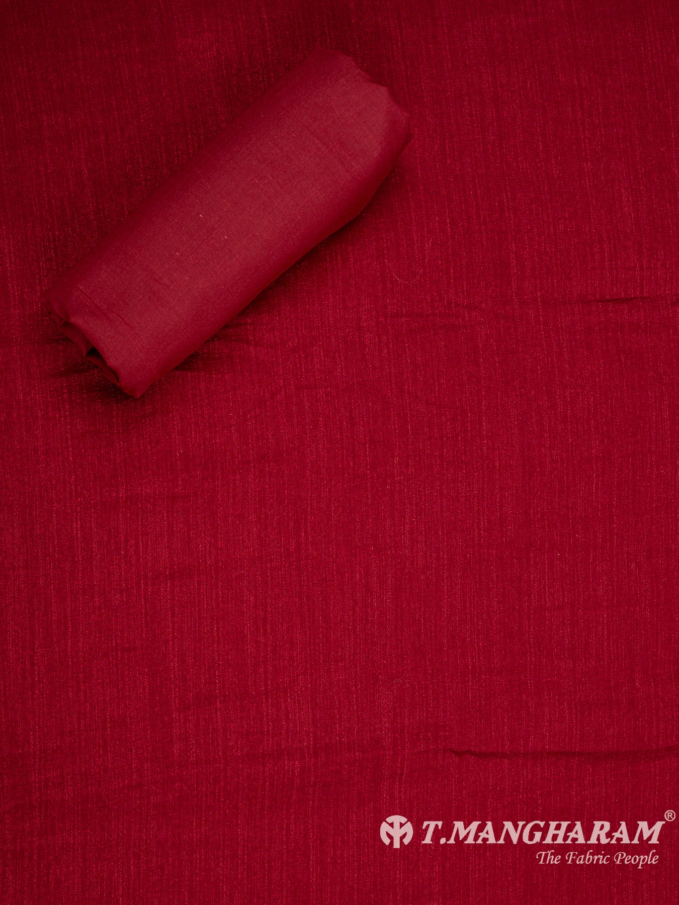 Maroon Silk Cotton Chudidhar Fabric Set - EG1841 view-2
