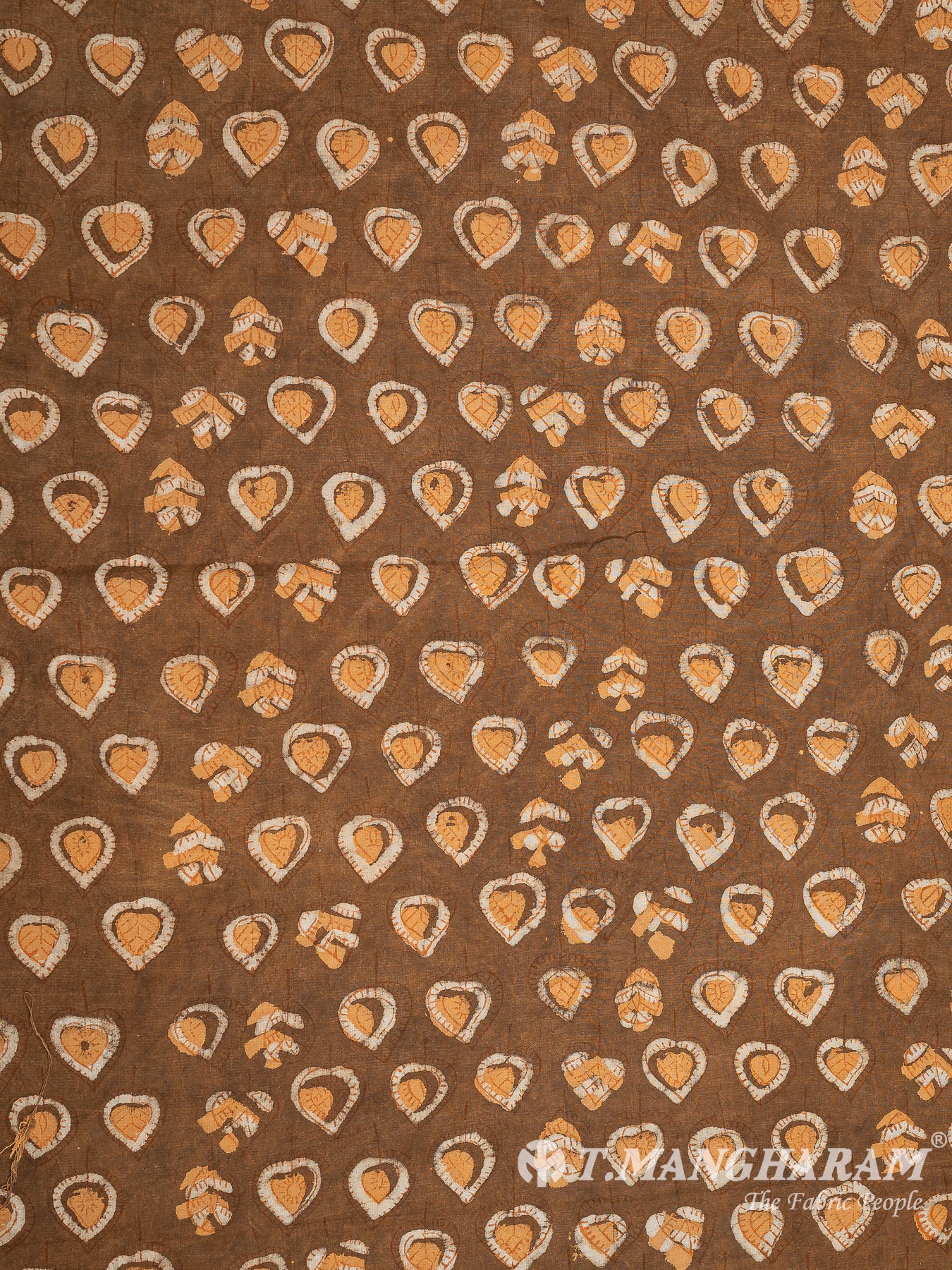 Brown Cotton Fabric - EC8256 view-3