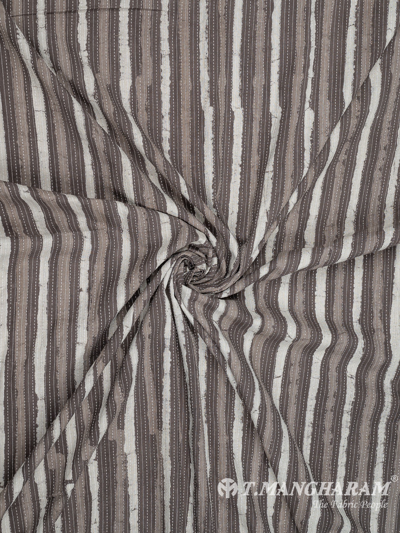 Brown Cotton Fabric - EC8219 view-1