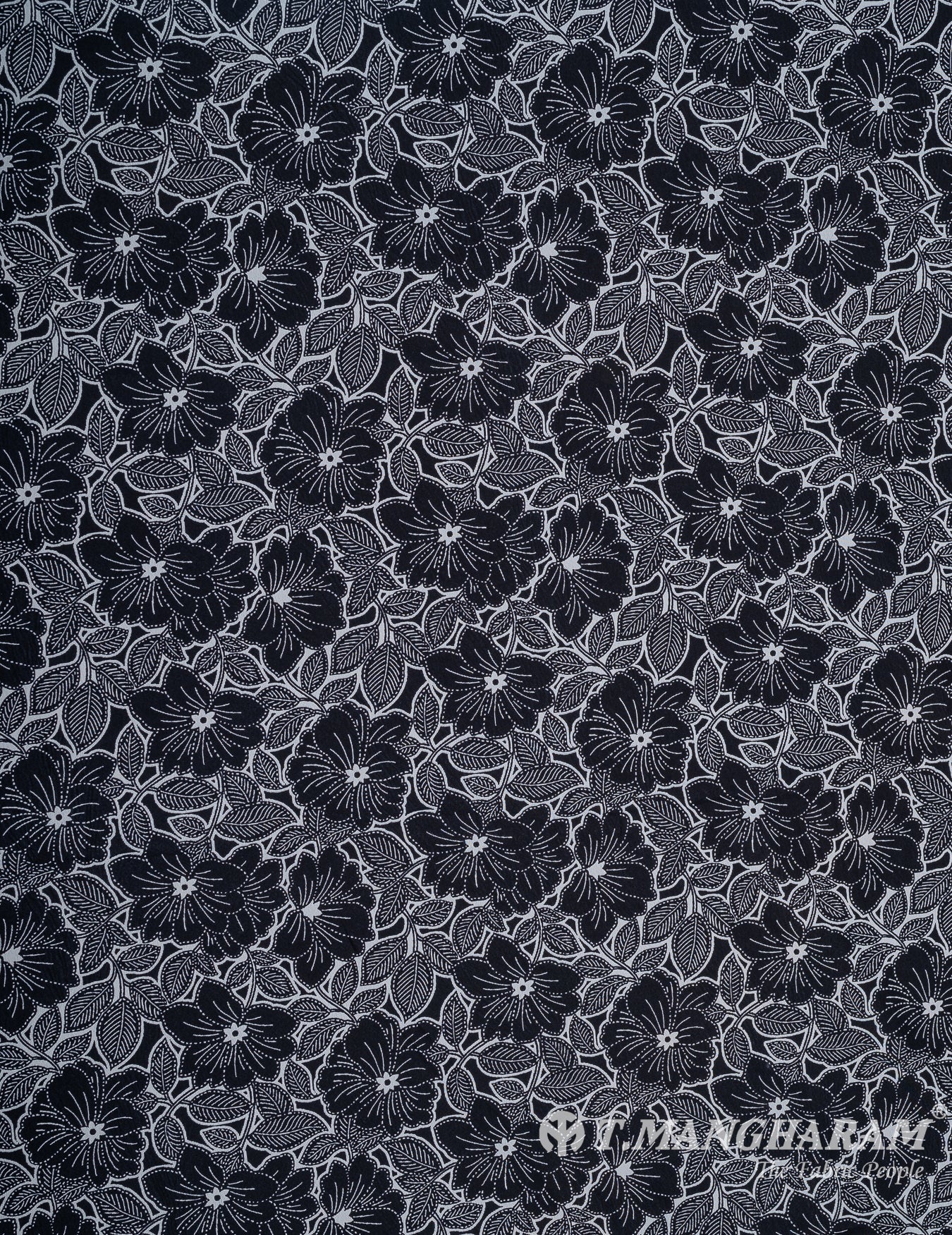 Black Crepe Fabric - EC9901 view-3