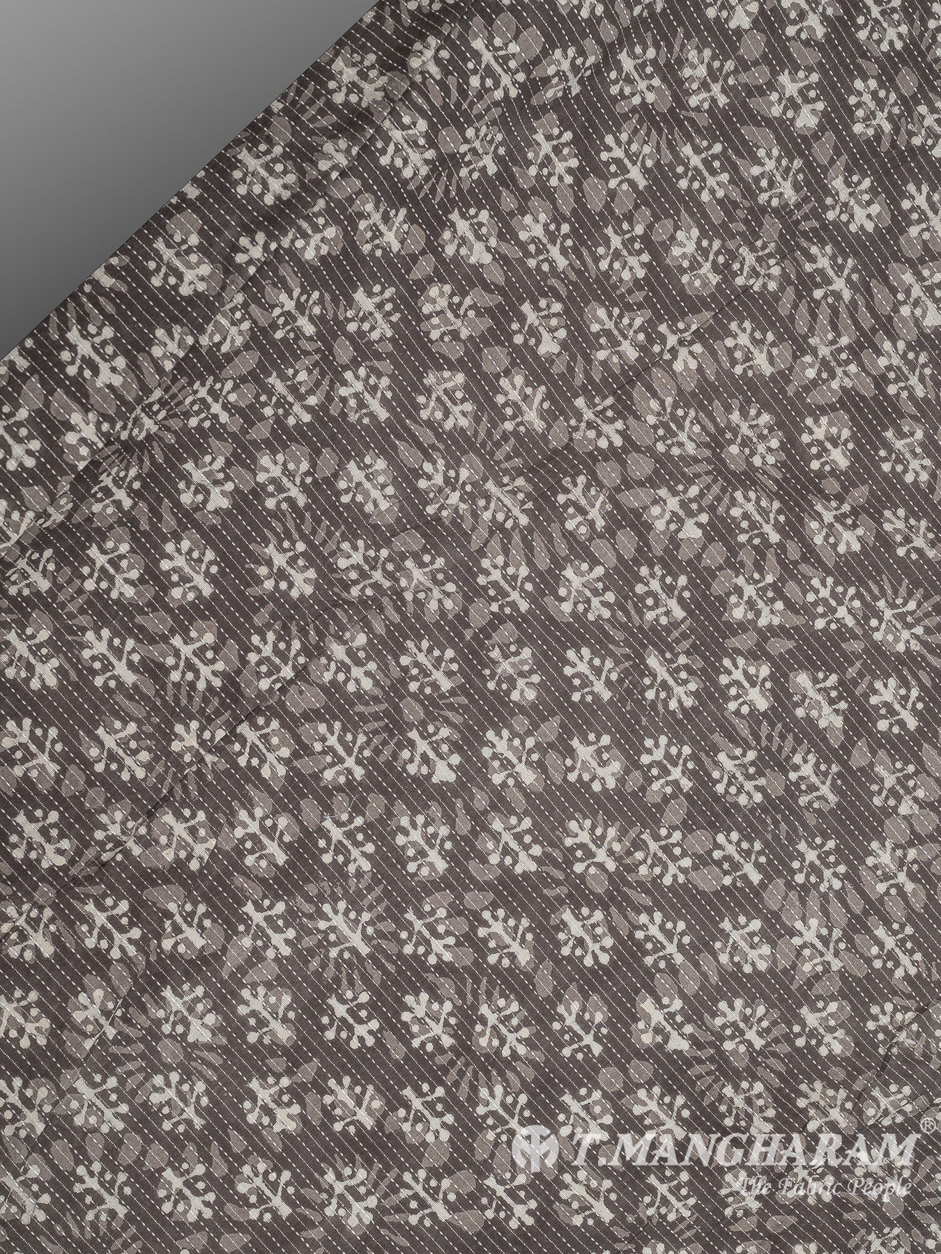 Brown Cotton Fabric - EC8209 view-2