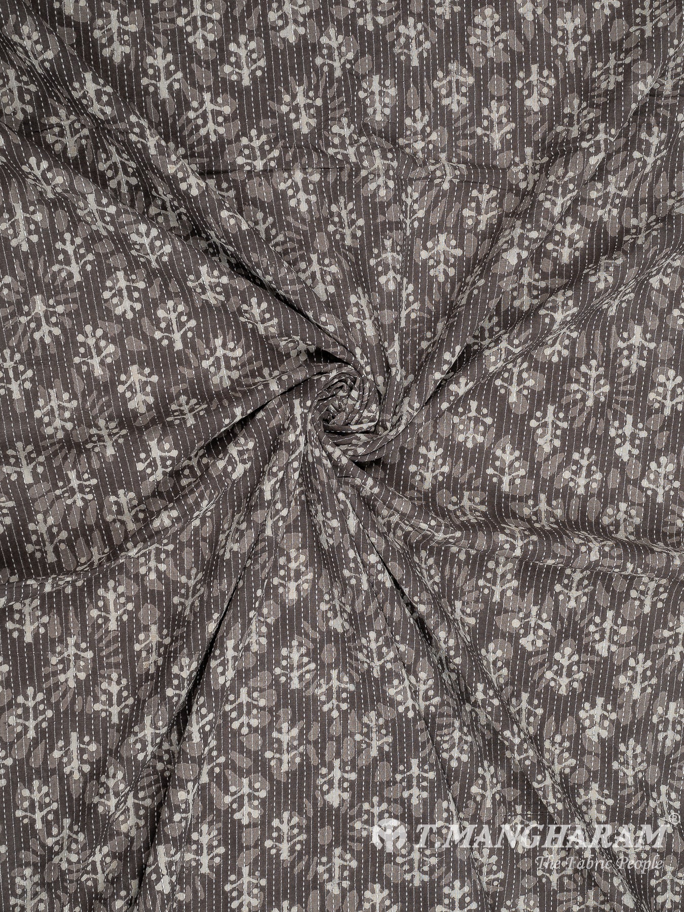 Brown Cotton Fabric - EC8209 view-1