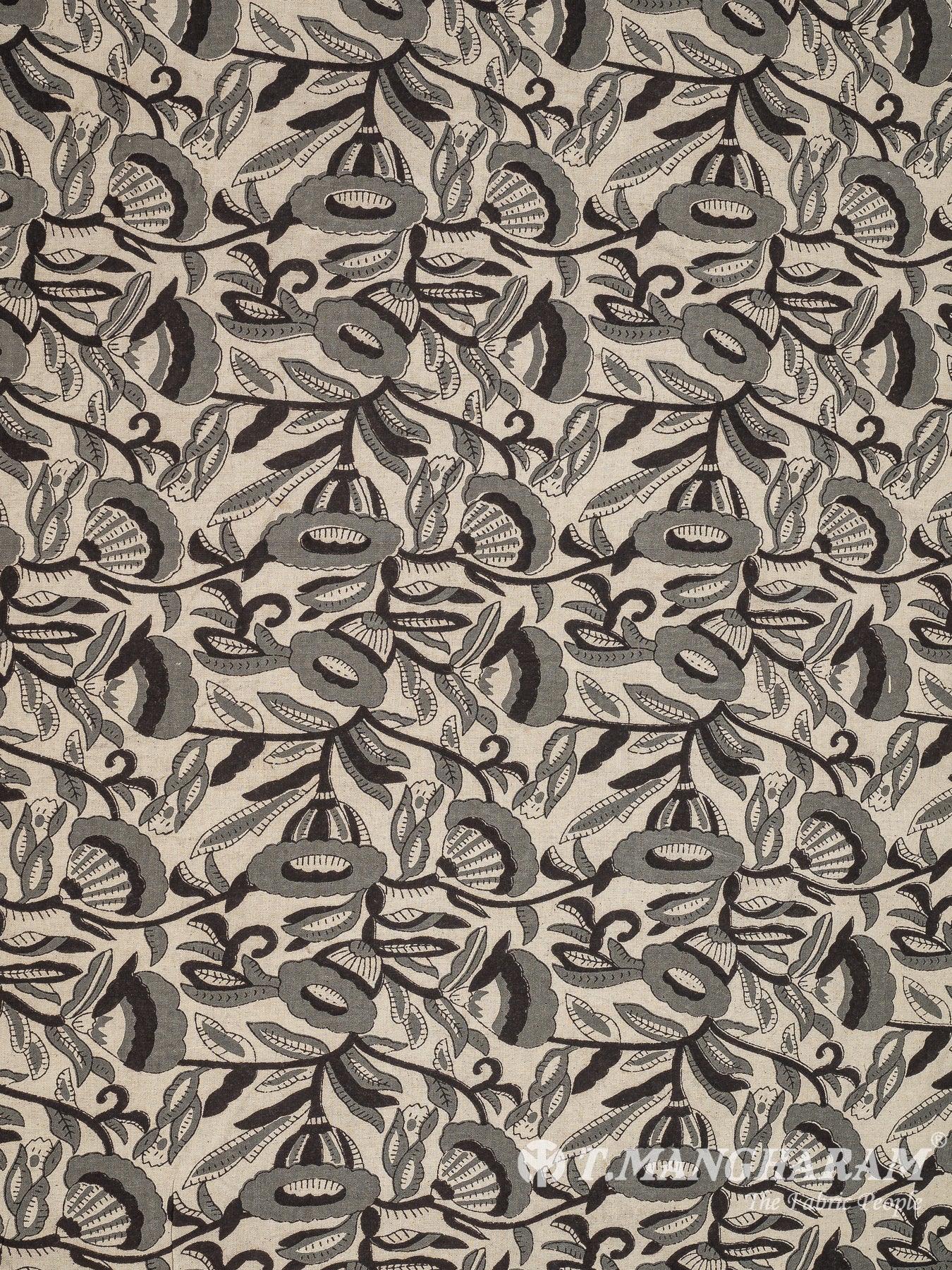 Beige Cotton Fabric - EC8186 view-3