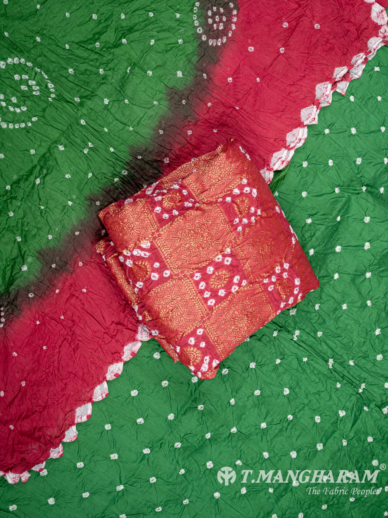 Multicolor Cotton Chudidhar Fabric Set - EG1785 view-1