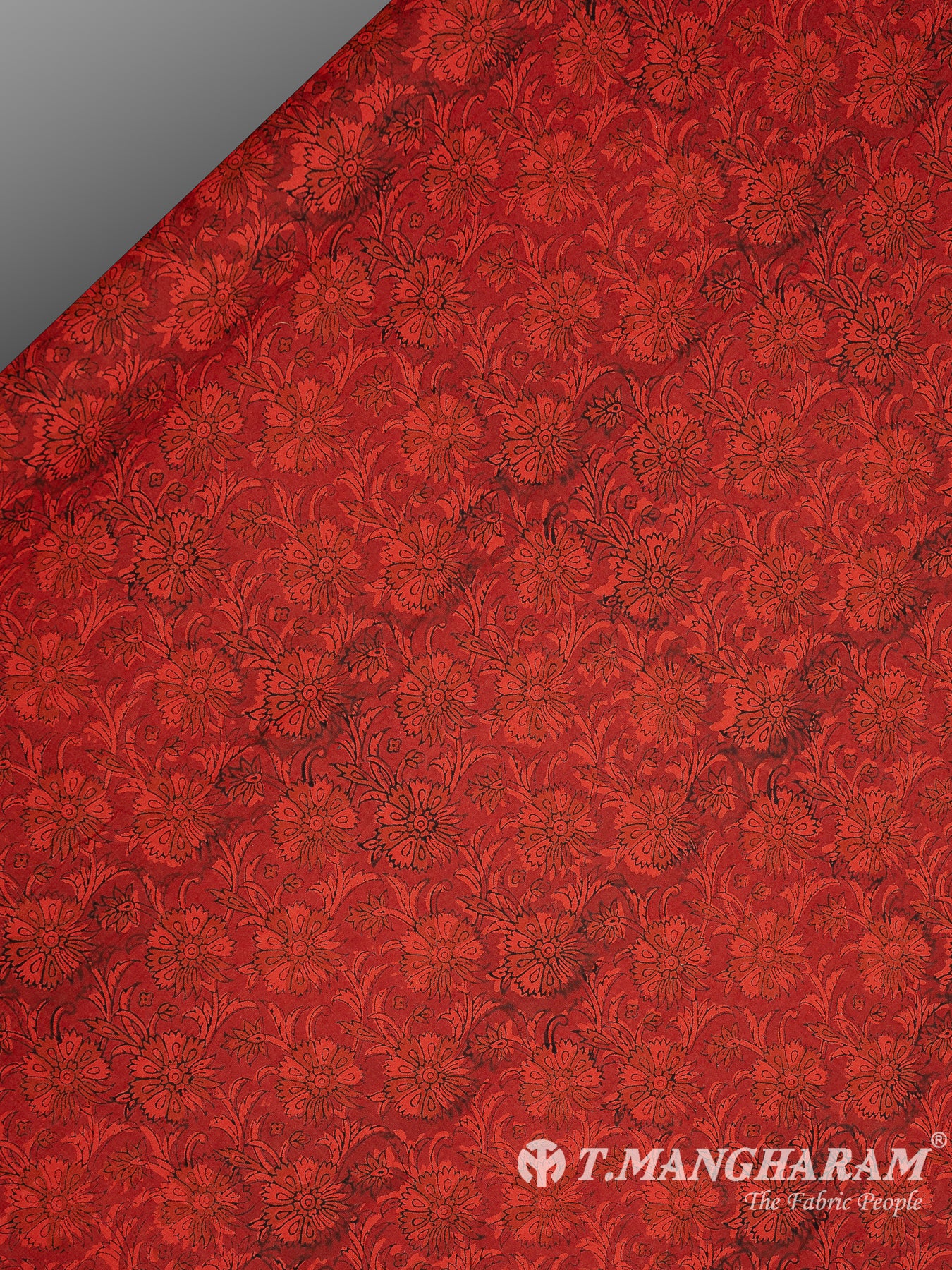 Red Cotton Fabric - EC8255 view-2