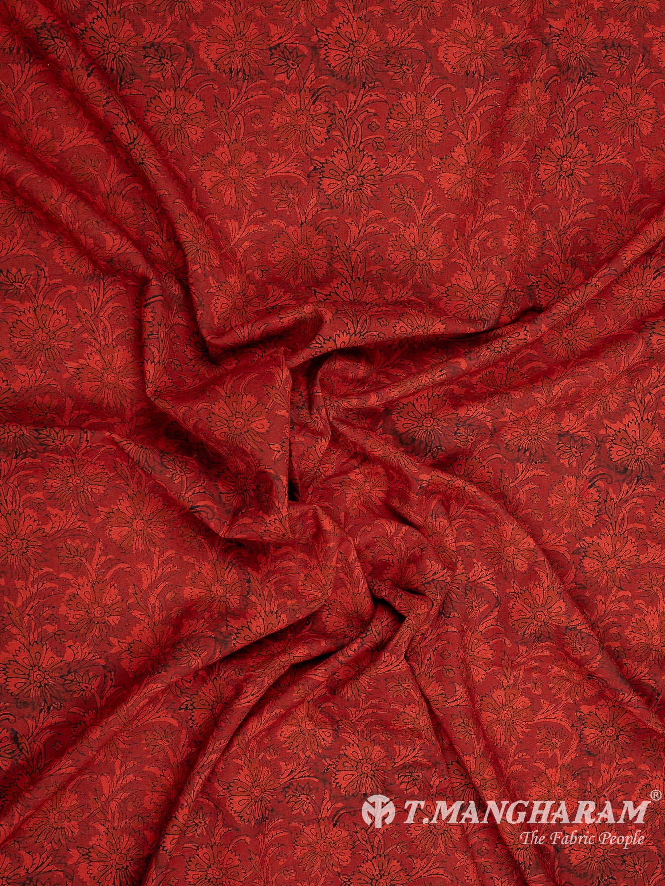Red Cotton Fabric - EC8255 view-1