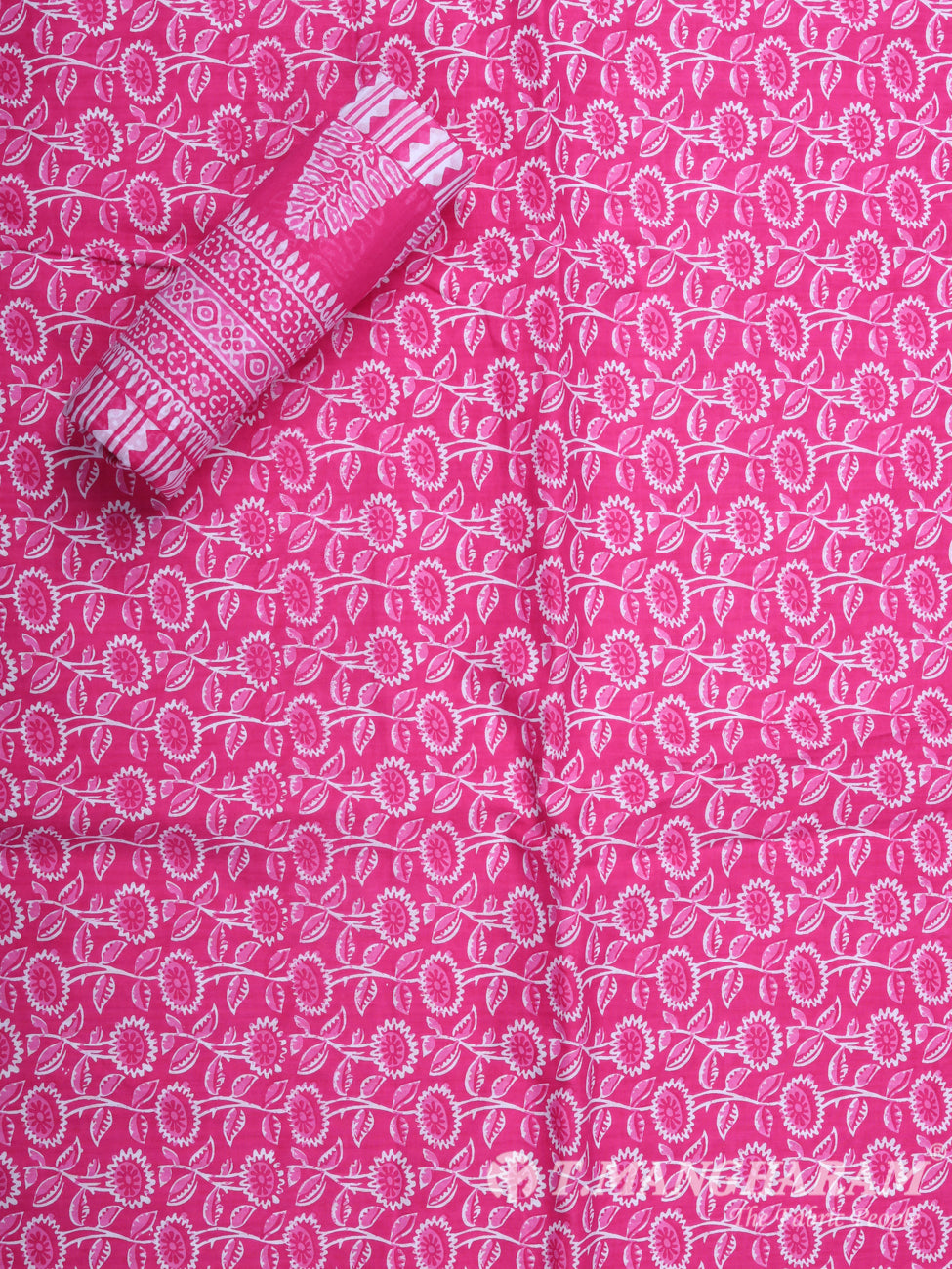 Pink Cotton Chudidhar Fabric Set - EH1080 view-2