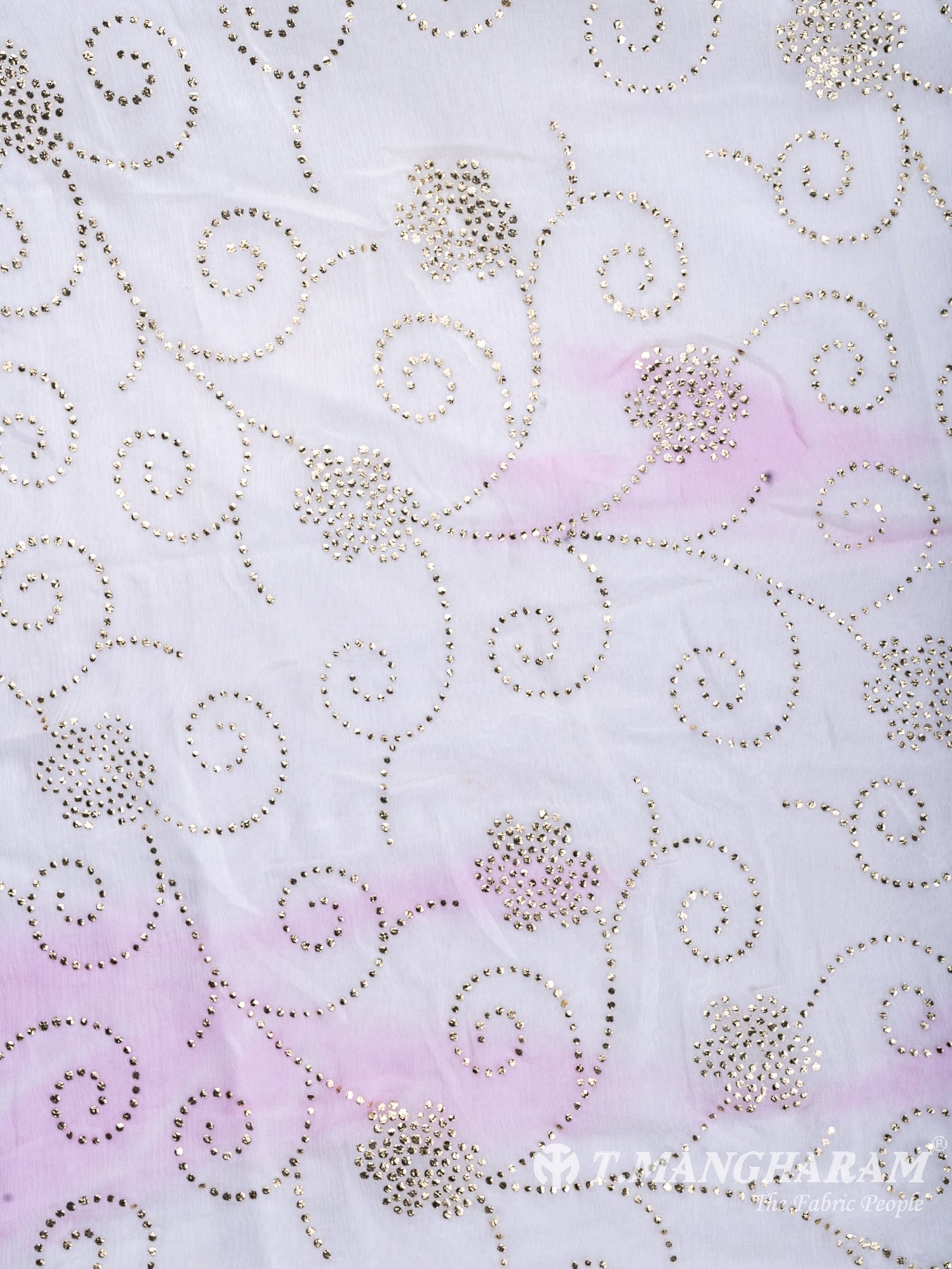 Pink Georgette Fabric - EC0385 view-3