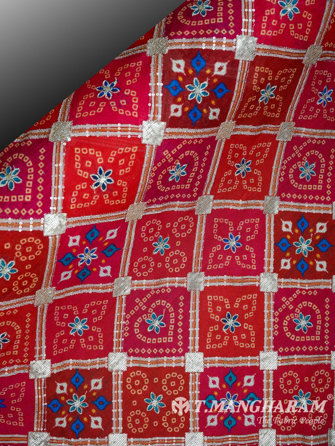 Pink Chinnon Silk Fabric - EC3146 view-2