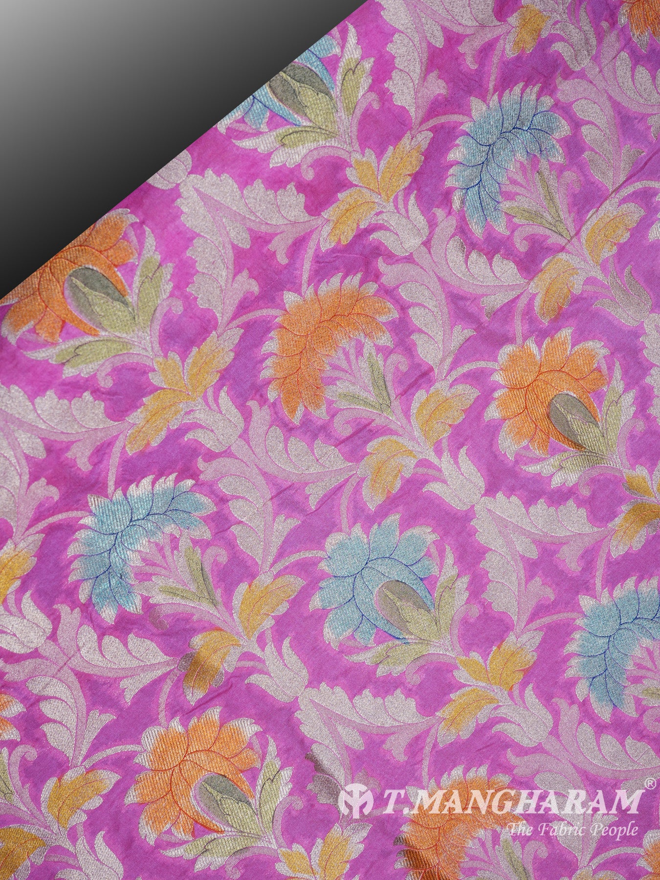 Pink Banaras Fabric - EB1849 view-2