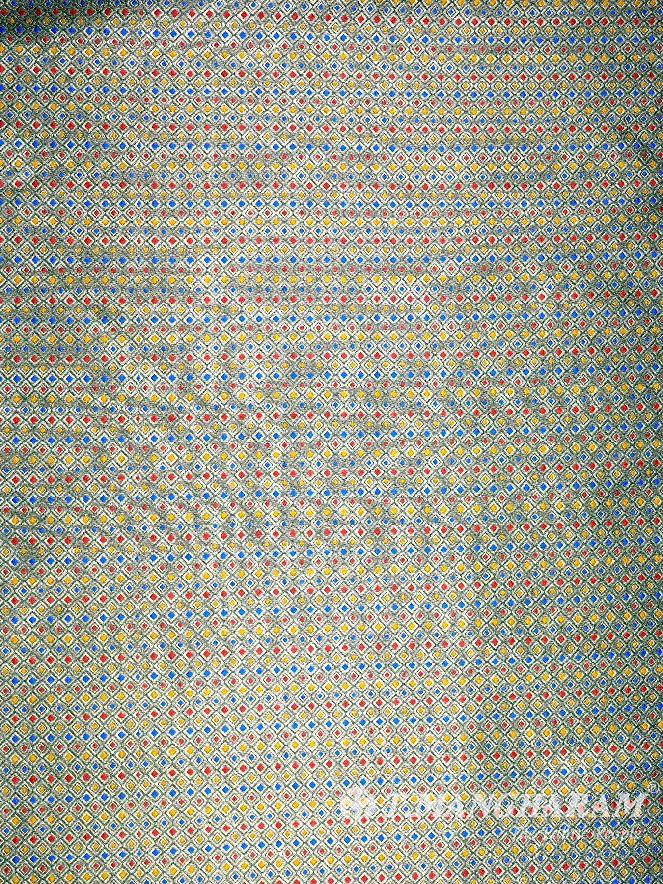 Multicolor Semi Banaras Fabric - EA1263 view-3