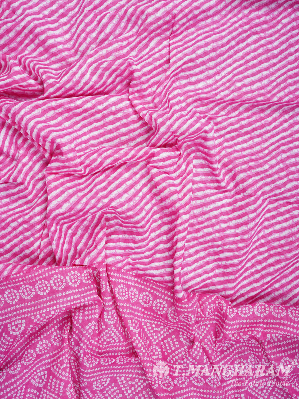 Pink Cotton Chudidhar Fabric Set - EH1065 view-3