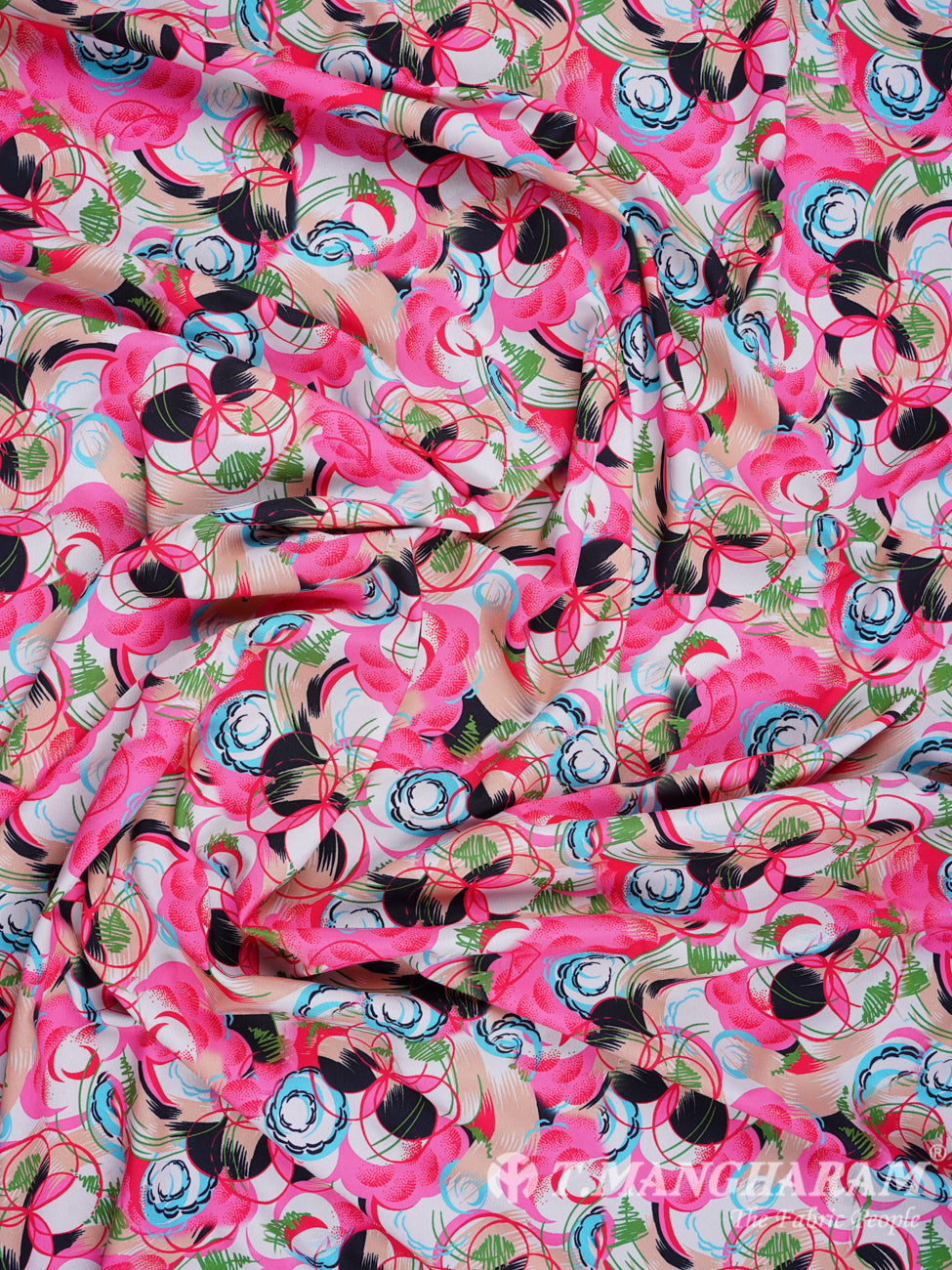 Pink Crepe Fabric - EB0546 view-4
