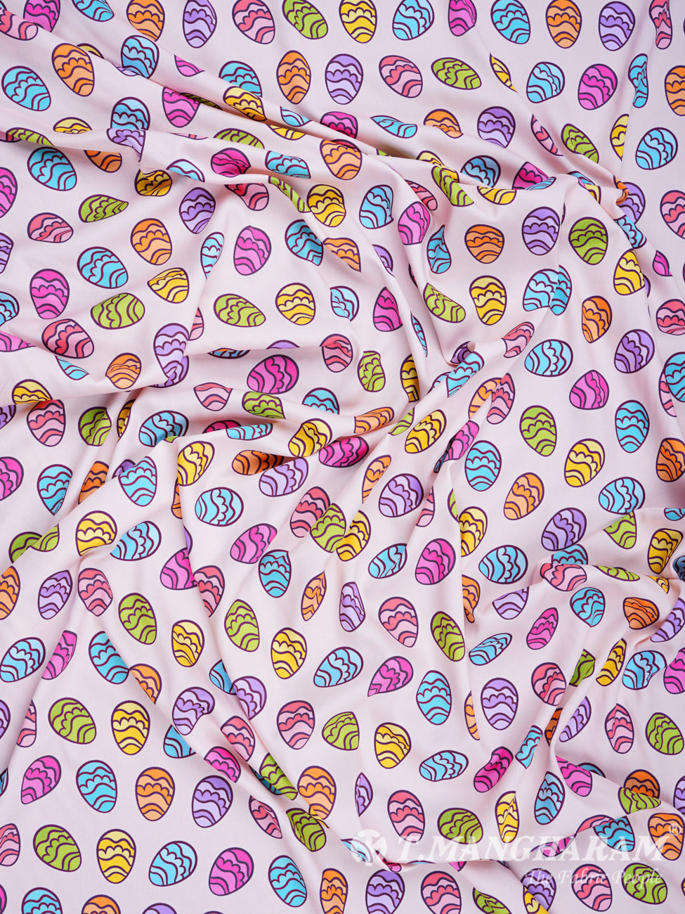 Peach Crepe Fabric - EB0556 view-4