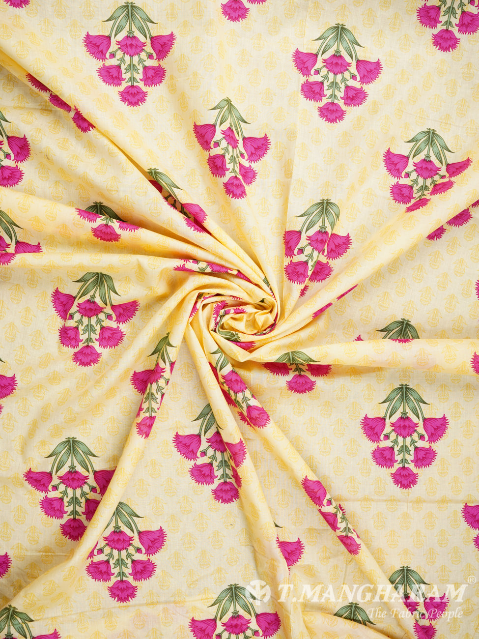 Yellow Cotton Fabric - EB0921 view-1