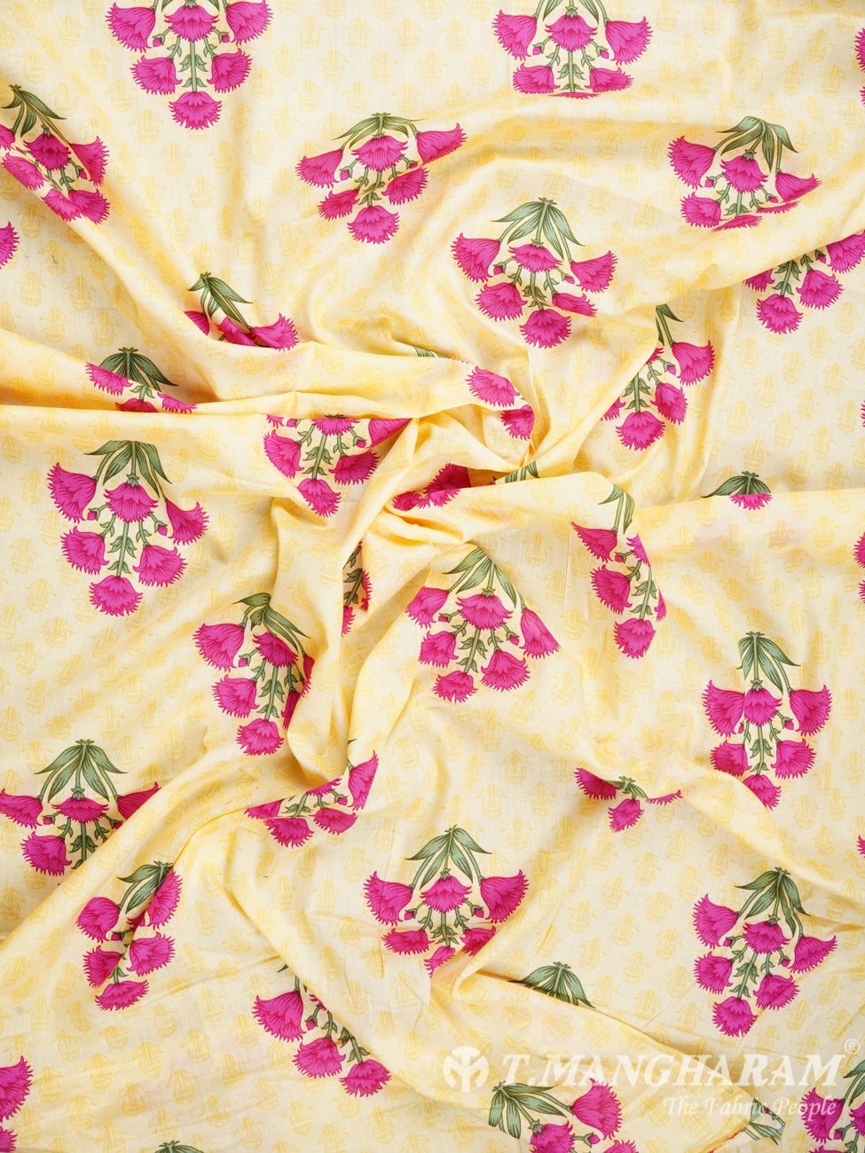 Yellow Cotton Fabric - EB0921 view-4