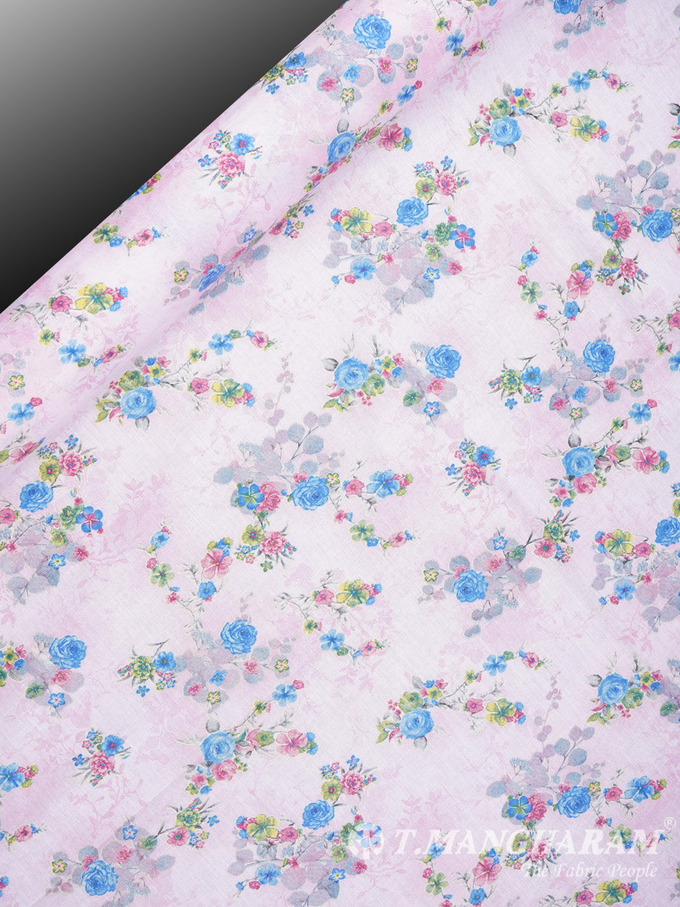 Baby Pink Cotton Fabric - EC1579 view-2