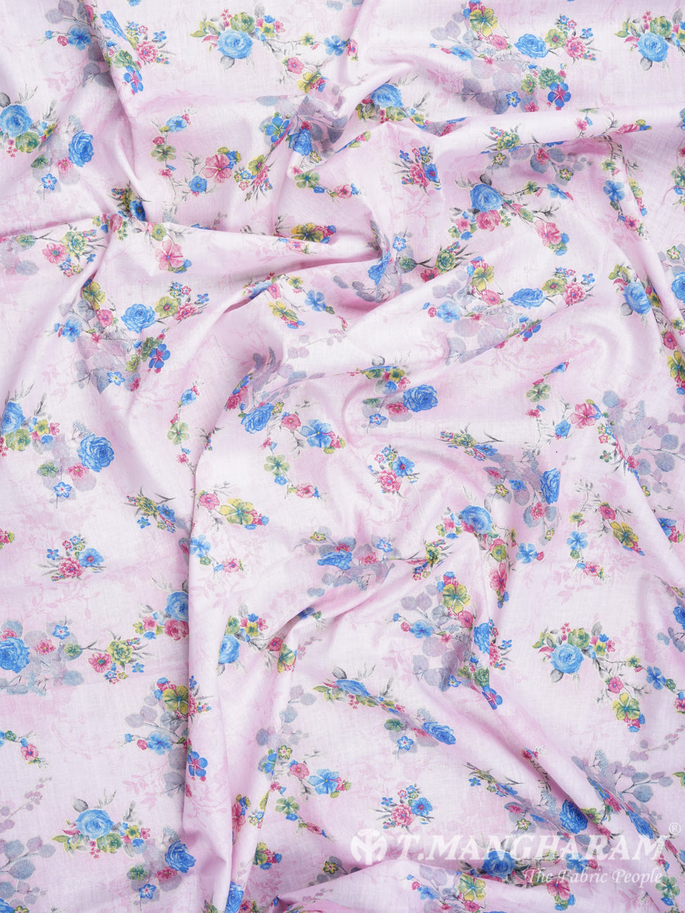 Baby Pink Cotton Fabric - EC1579 view-4