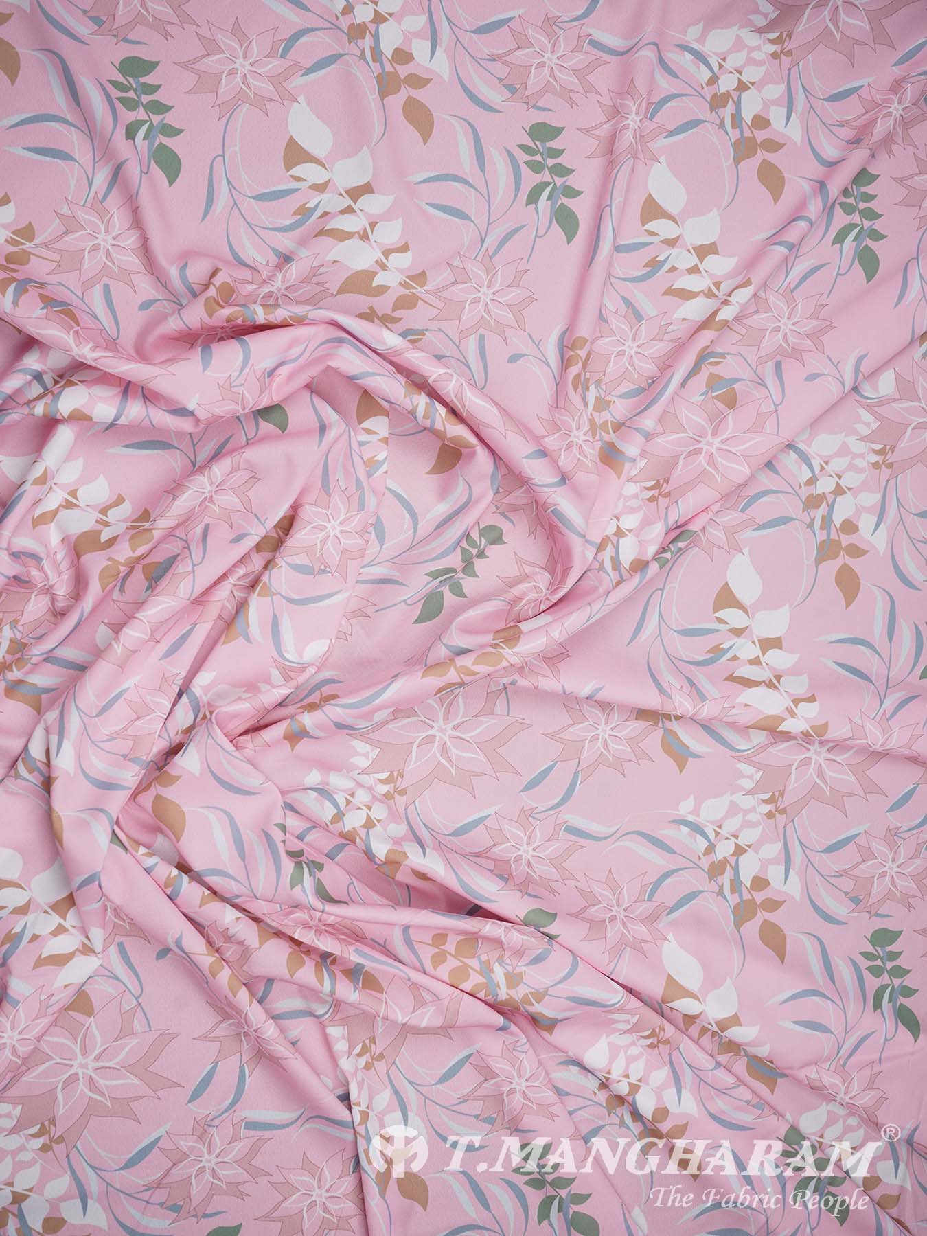 Pink Crepe Fabric - EA1286 view-4