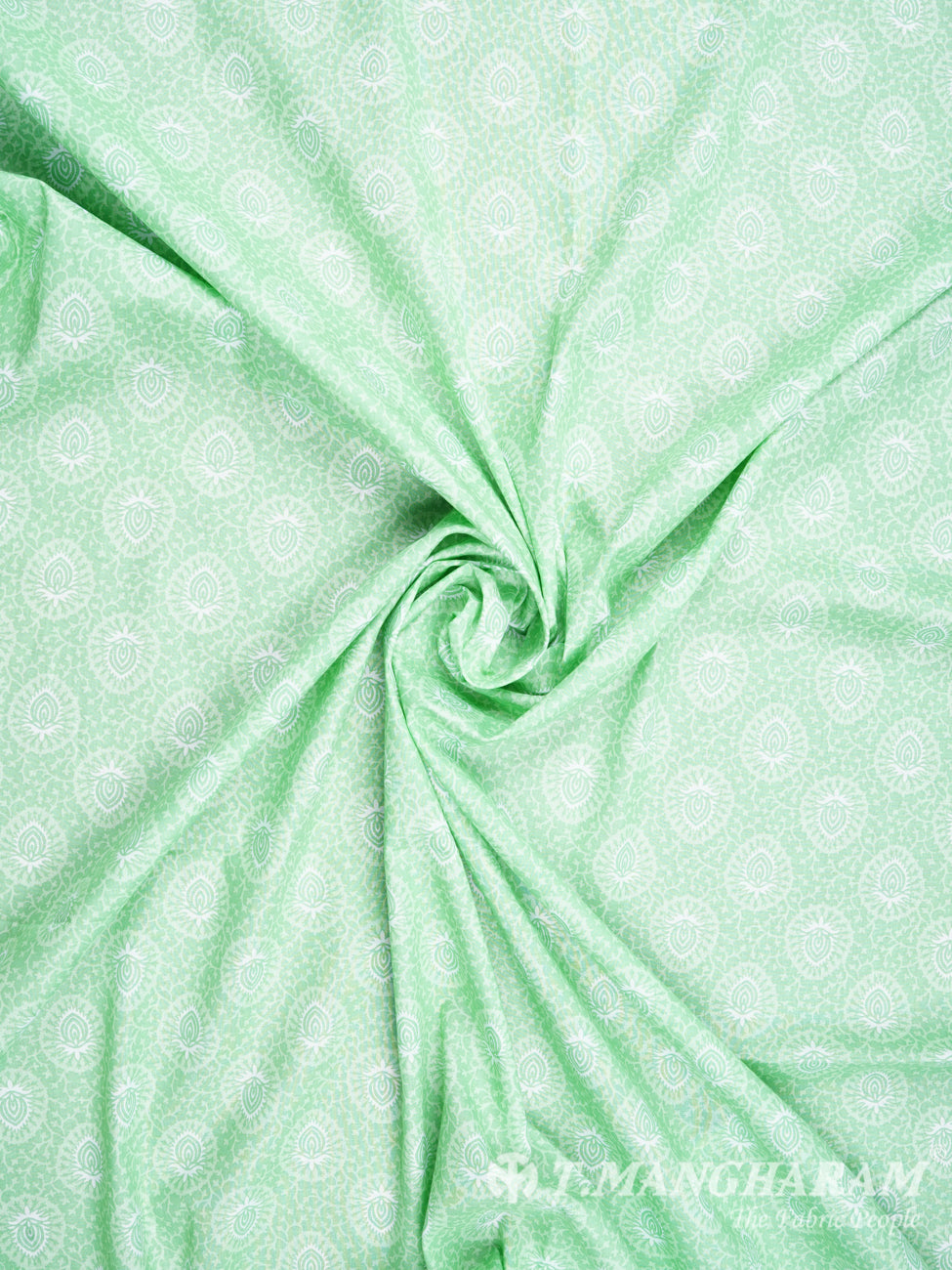 Green Cotton Fabric - EC1568 view-1