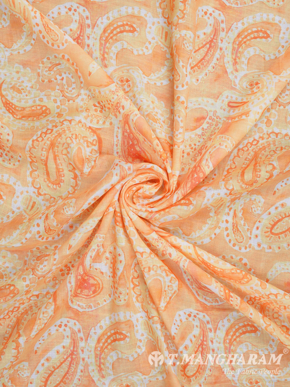 Yellow Linen Cotton Fabric - EA0956 view-1
