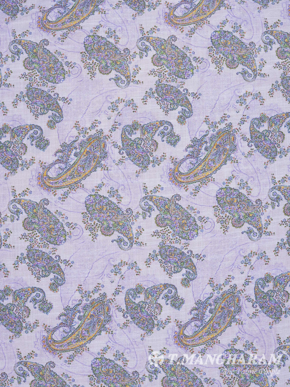 Lavender Linen Cotton Fabric - EA0961 view-3