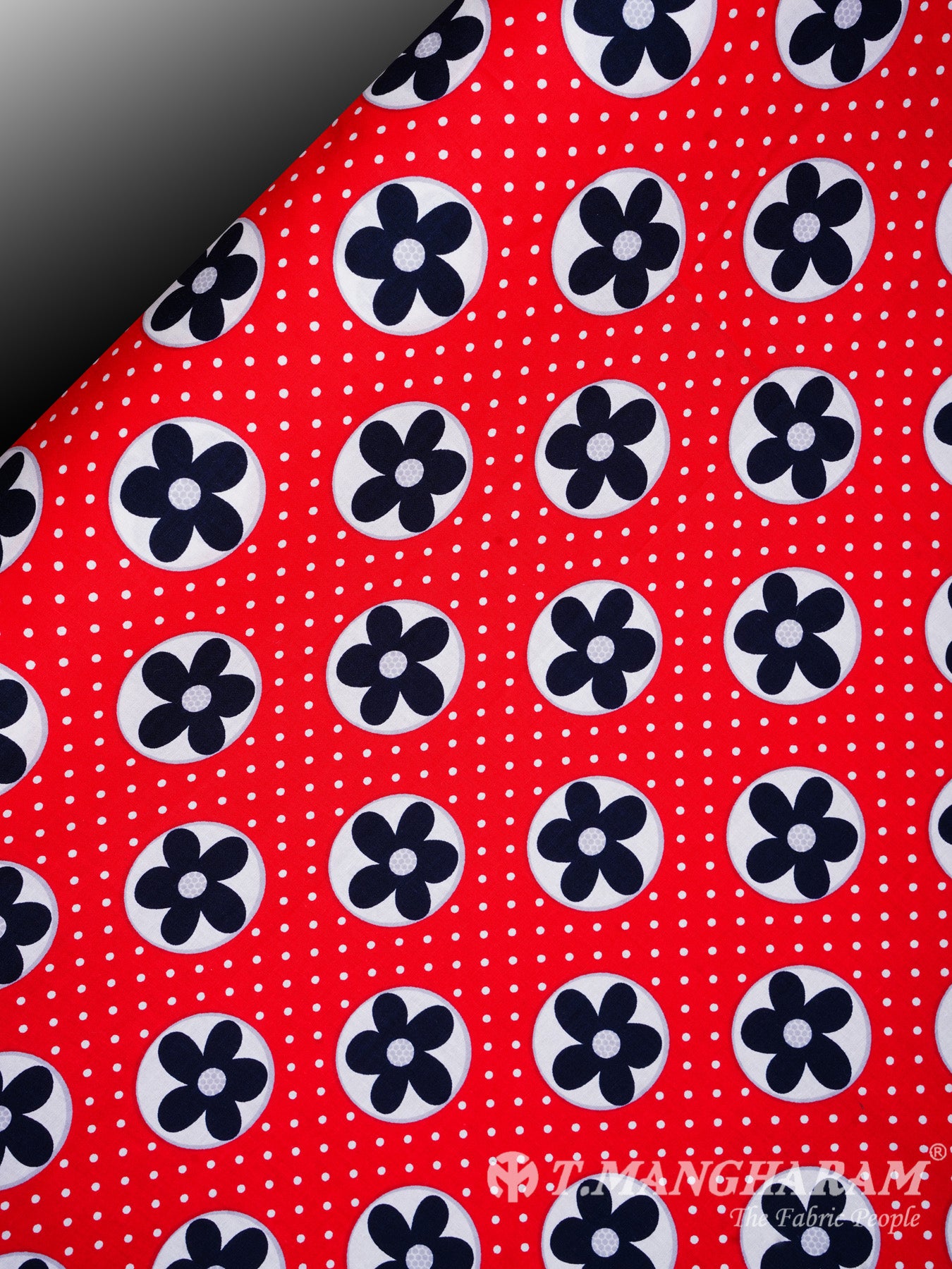 Red Cotton Fabric - EC1040 view-2