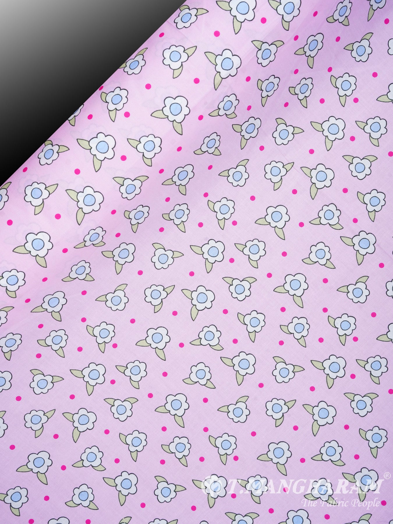 Baby Pink Cotton Fabric - EC1065 view-2