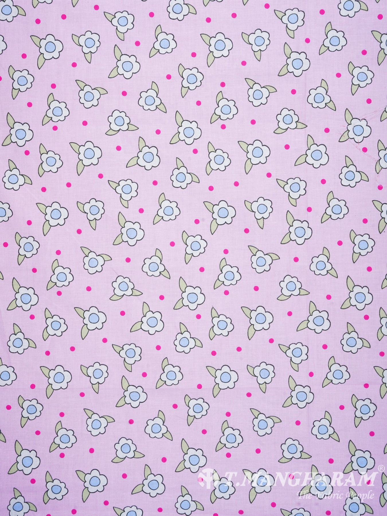 Baby Pink Cotton Fabric - EC1065 view-3