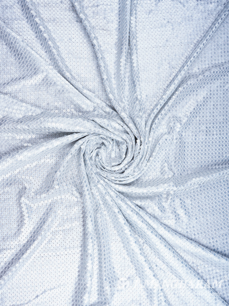 Silver Georgette Fabric - EB0689 view-1