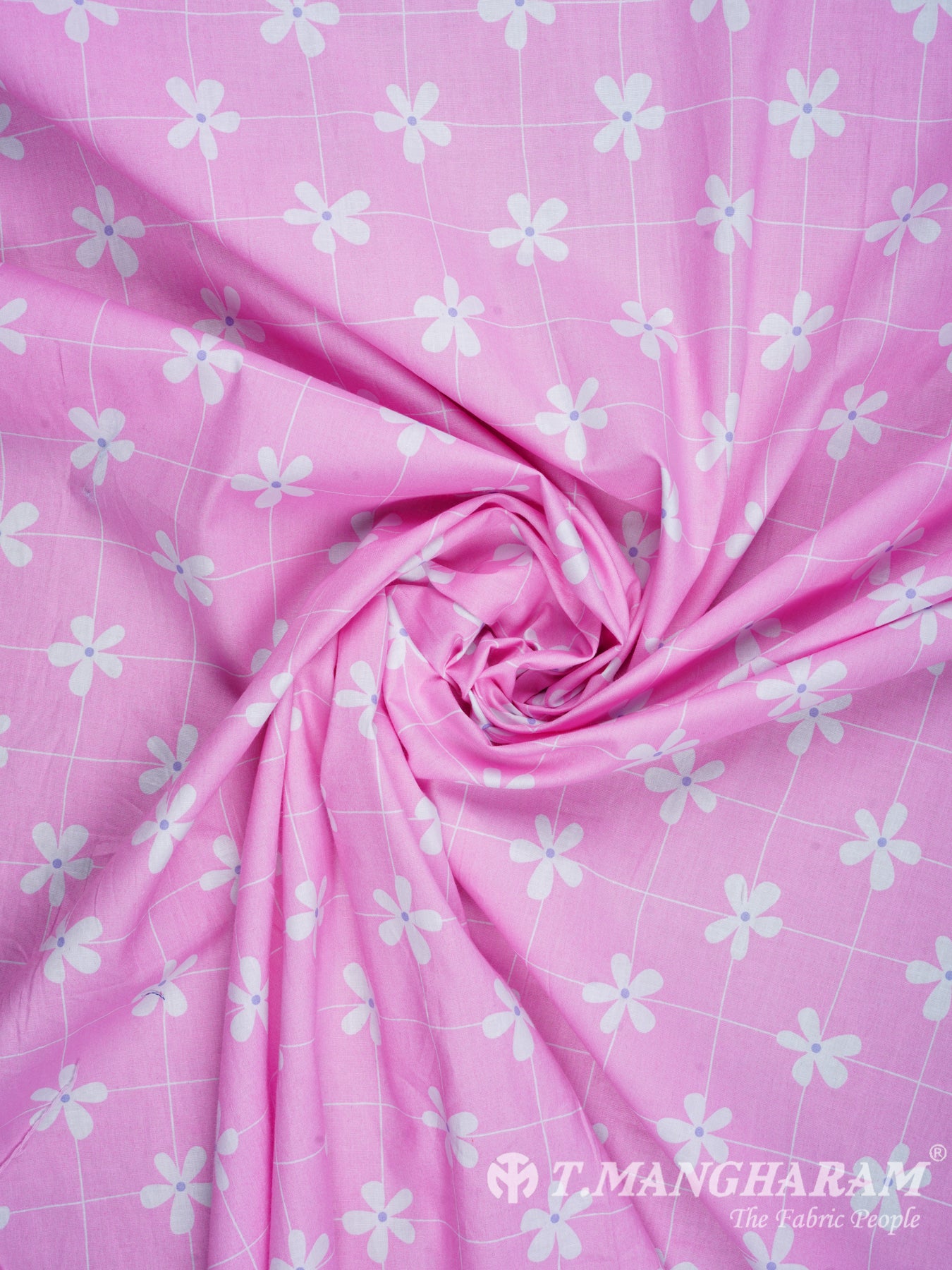Pink Cotton Fabric - EC1058 view-1
