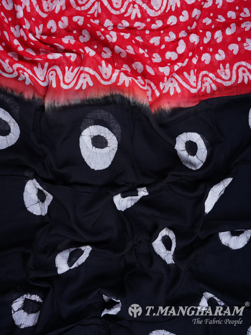 Black Cotton Chudidhar Fabric Set - EG0908 view-2