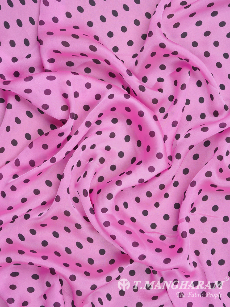 Pink Satin Fabric - EB1545 view-4