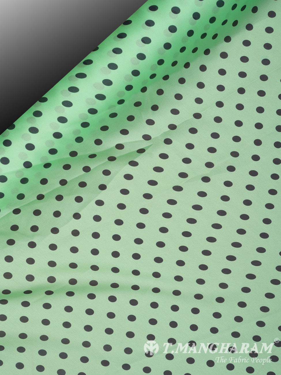 Green Satin Fabric - EB1550 view-2