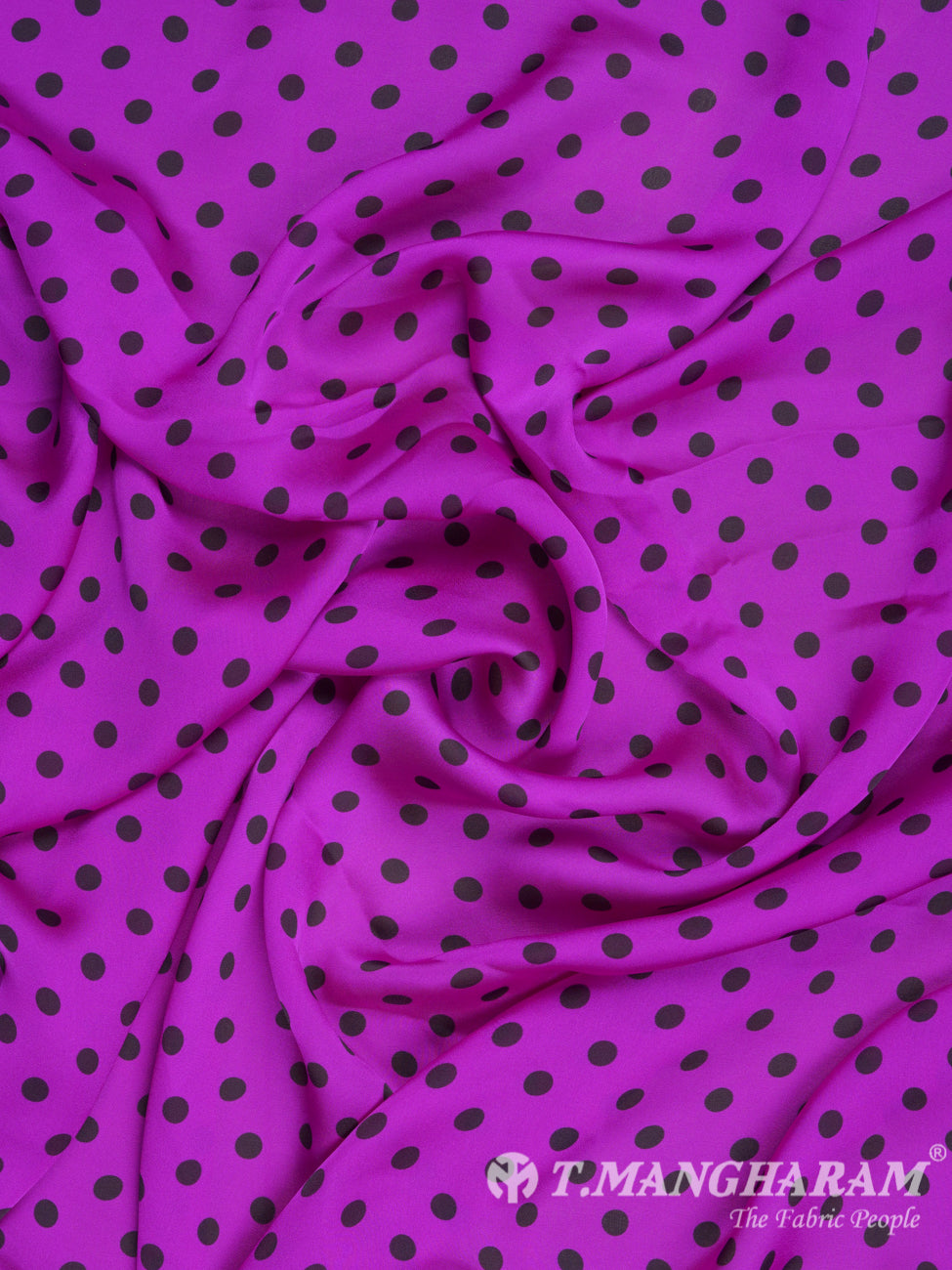 Purple Satin Fabric - EB1552 view-4