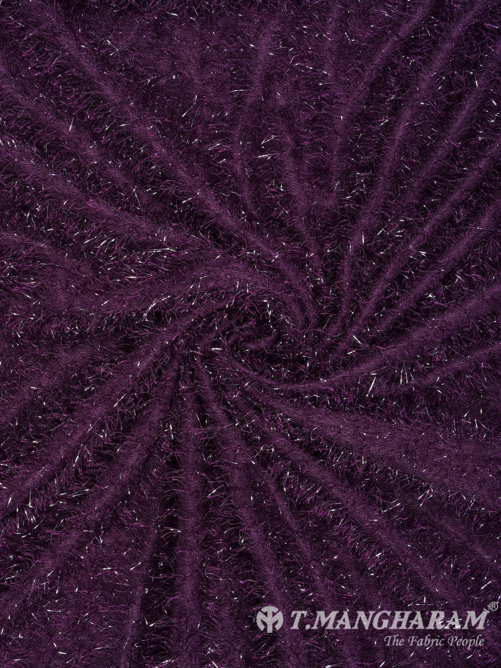Purple Fur Fabric - EC2222 view-1